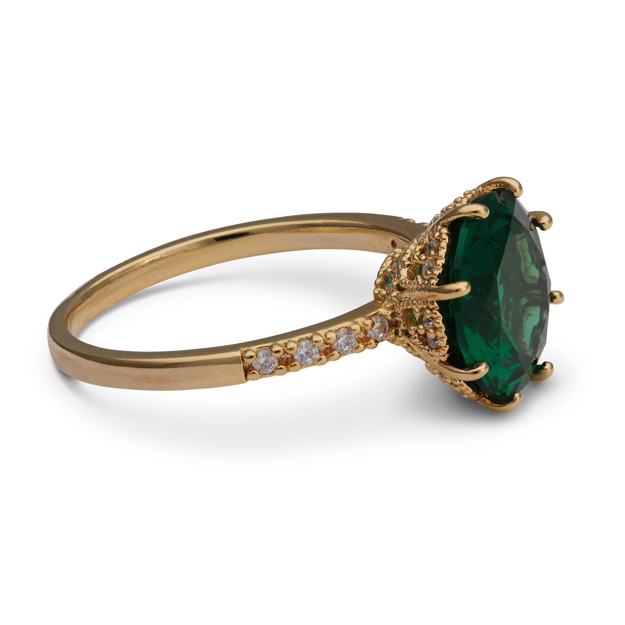 Lily and Rose Elenora ring - Emerald 19 mm