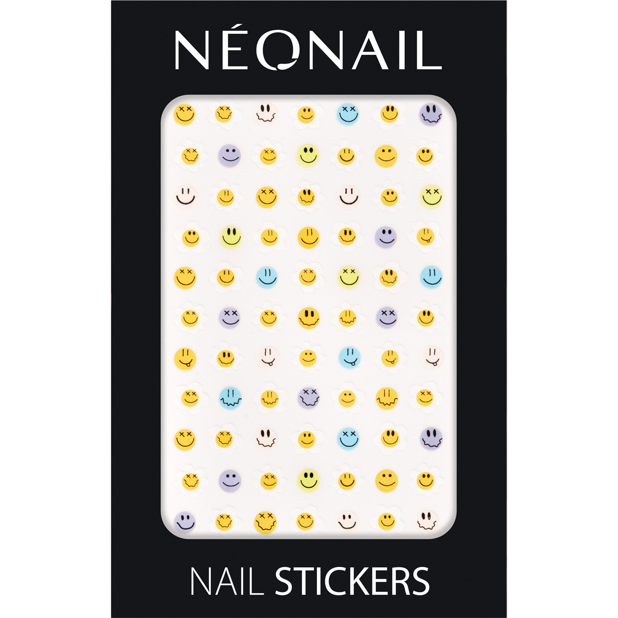 NEONAIL Let Them Glow Nail Stickers Smileys