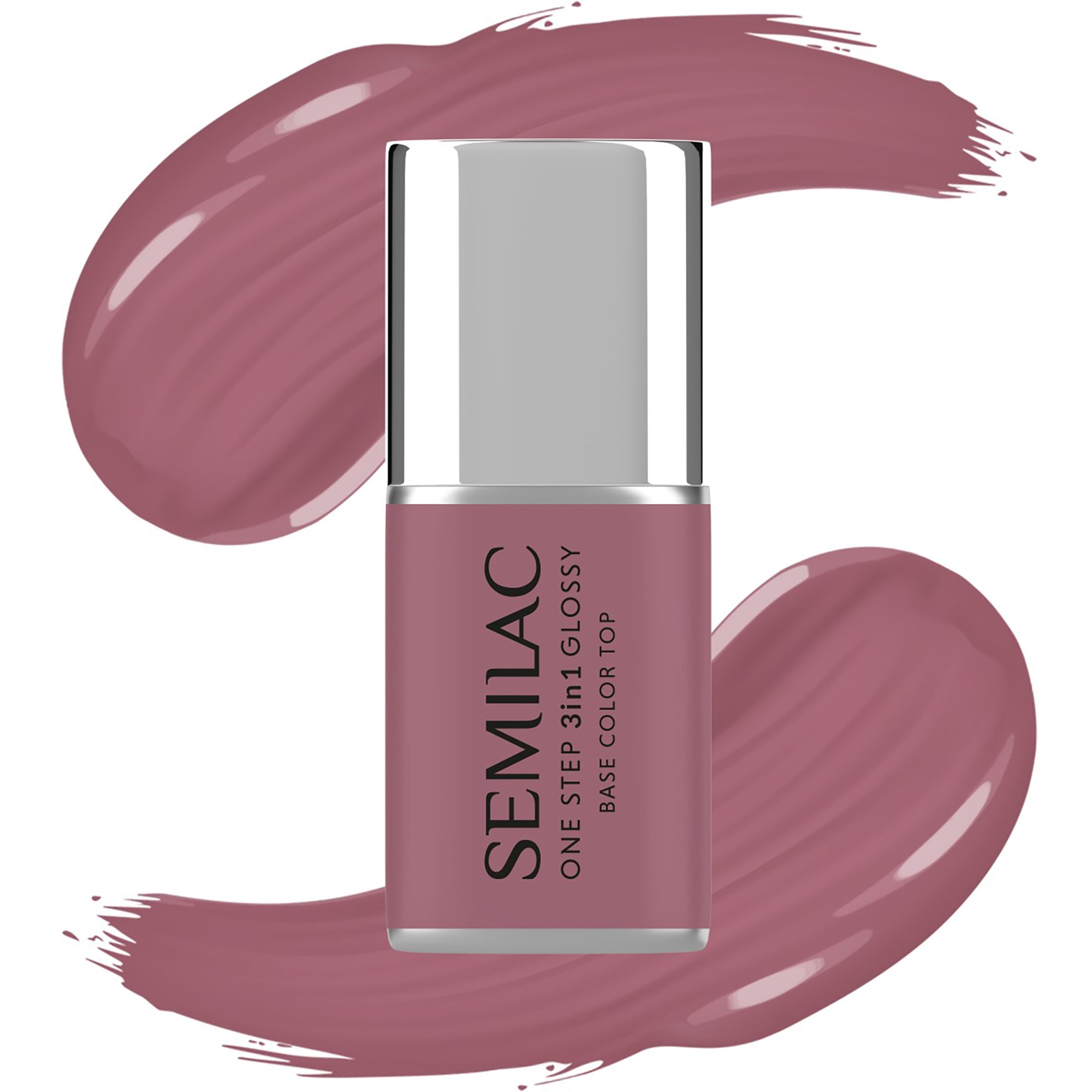 SEMILAC UV Gel Polish One Step 3in1 Glossy S201 Earth Pink