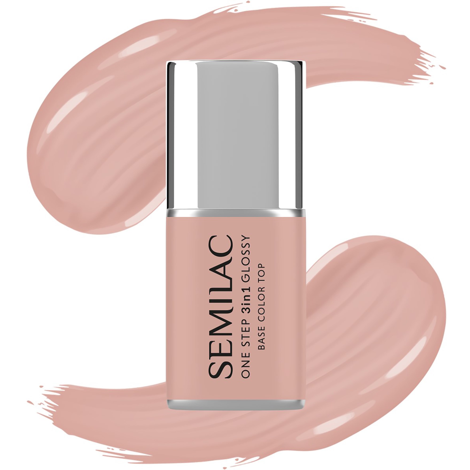 SEMILAC UV Gel Polish One Step 3in1 Glossy S450 Light Peach