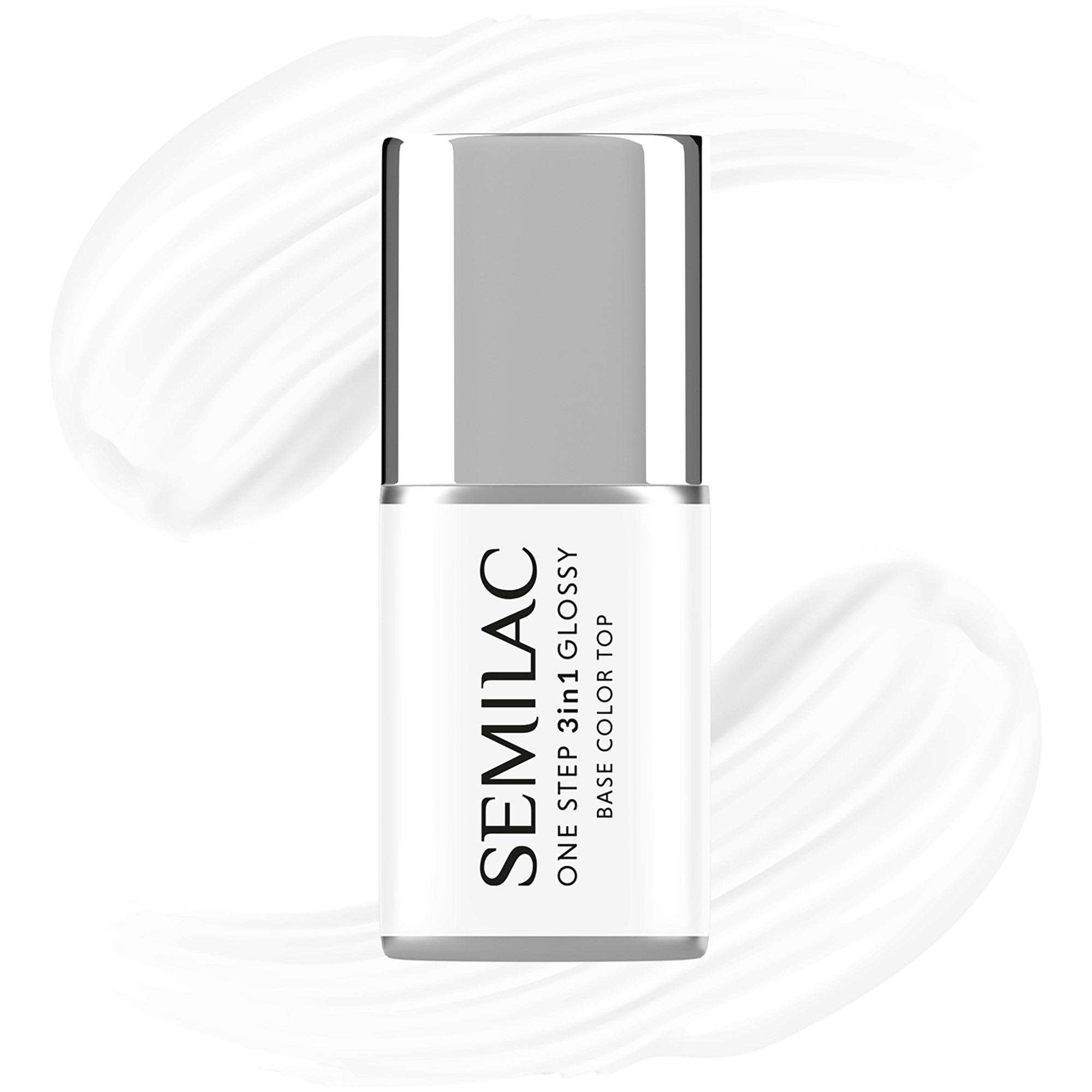 SEMILAC UV Gel Polish One Step 3in1 Glossy S110 The White