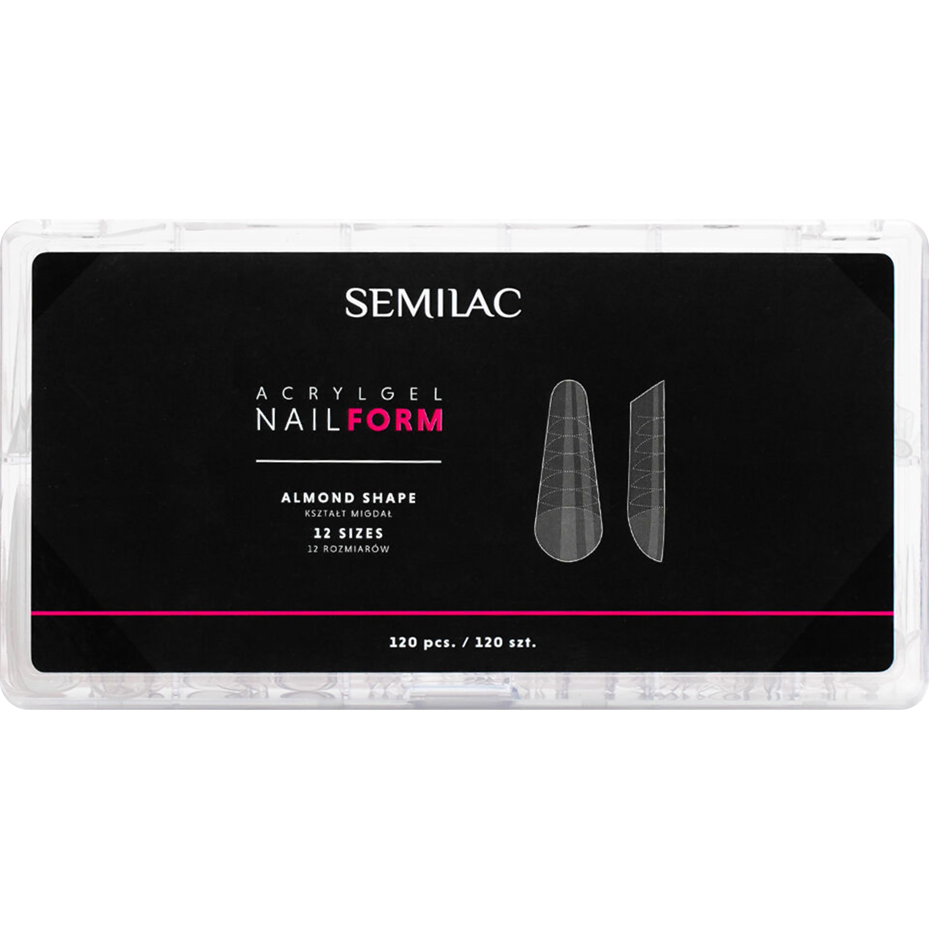 SEMILAC Acrylgel Nail Form Almond