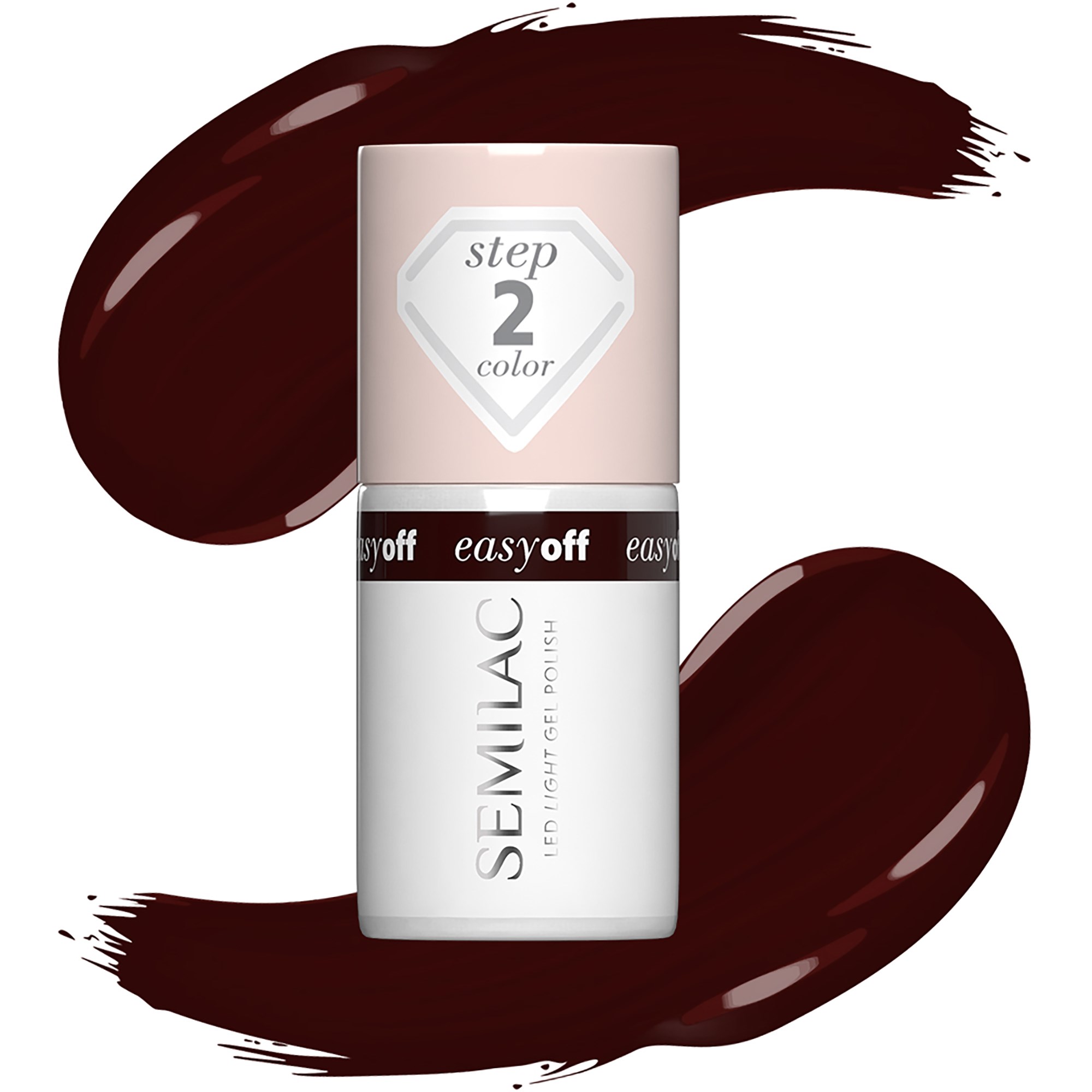 SEMILAC Easy Off LED Light Gel Polish Marrom Choco