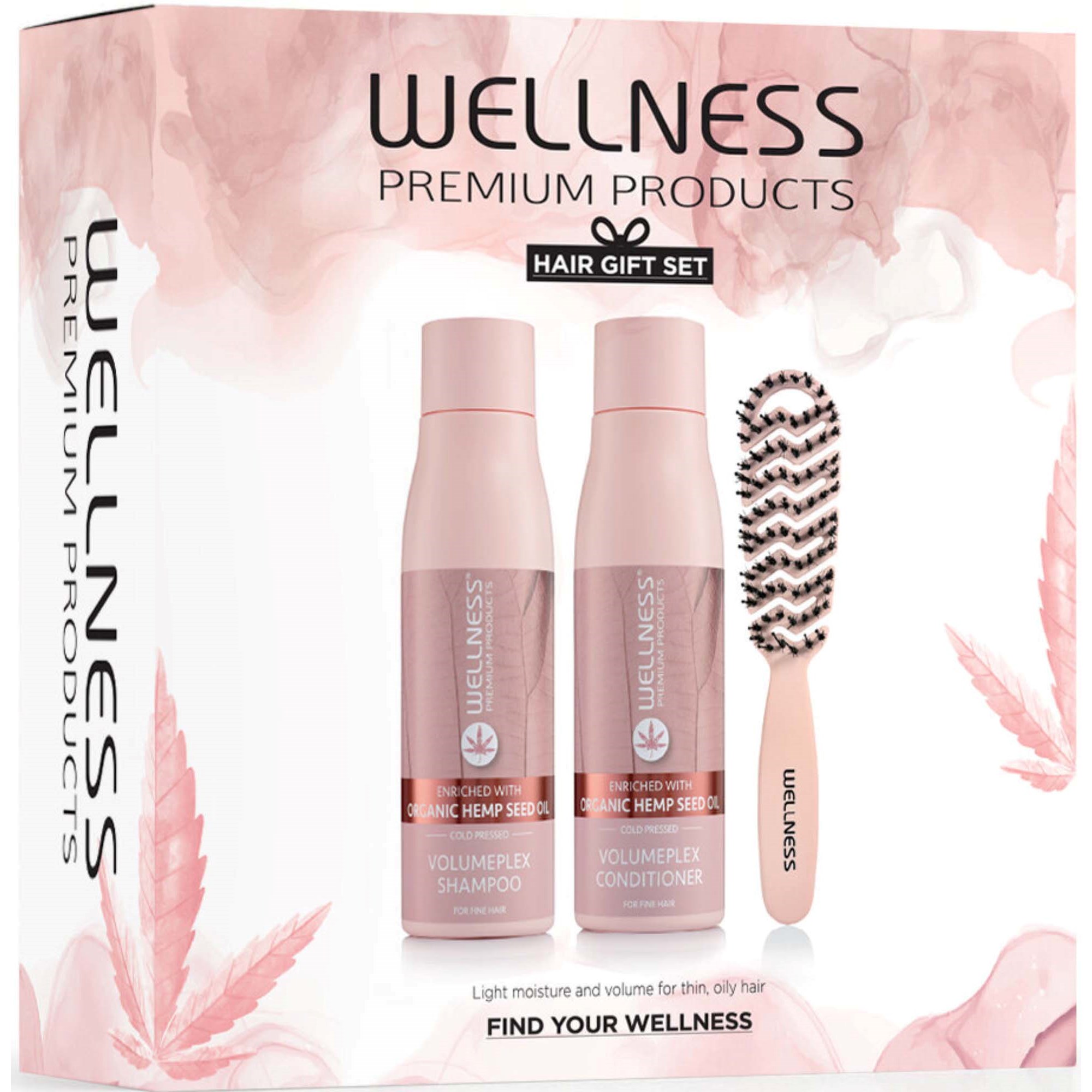Wellness Premium Products VolumePLEX Set (Shampoo 500 ml, Conditi