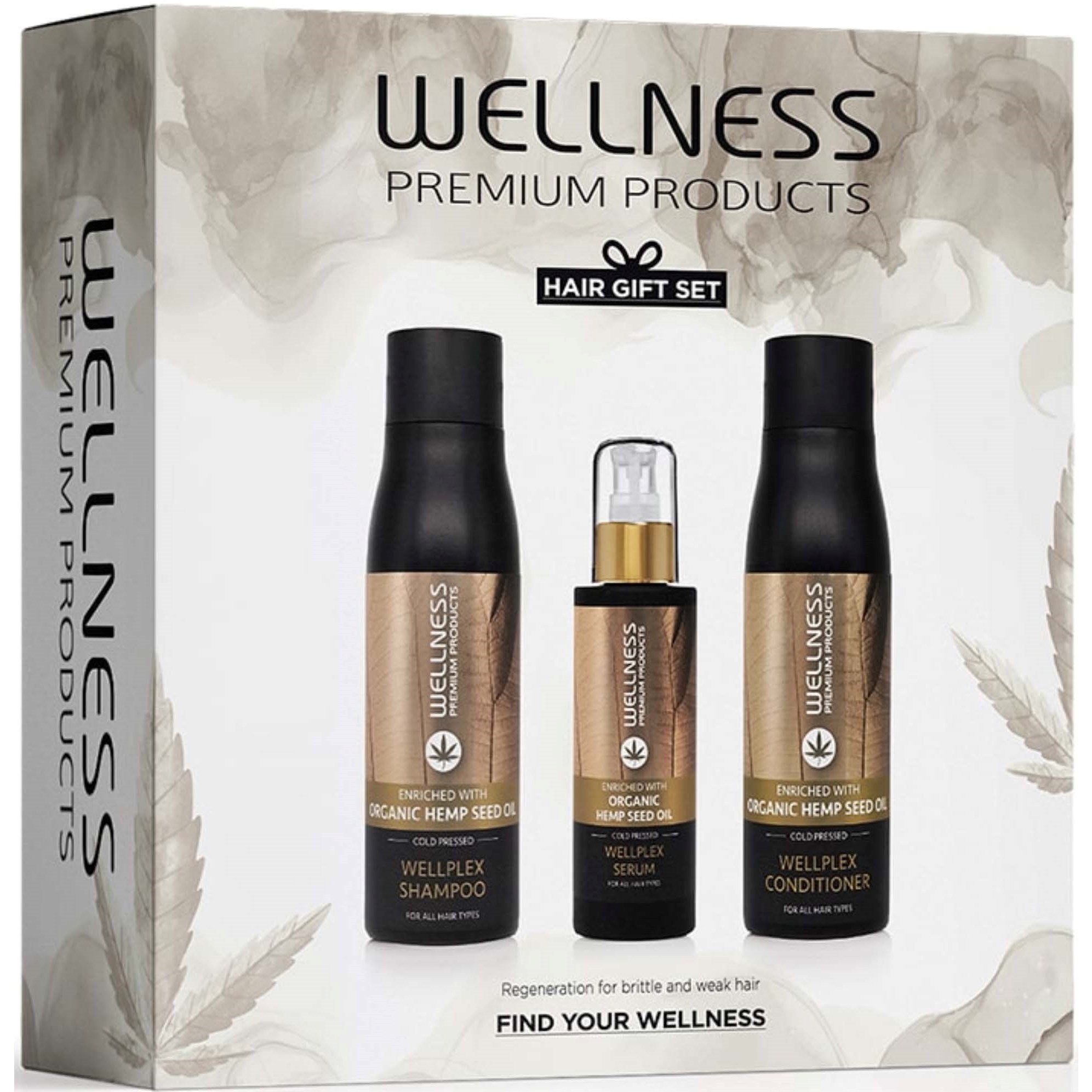 Wellness Premium Products Wellplex Set (Shampoo 500 ml, Condition