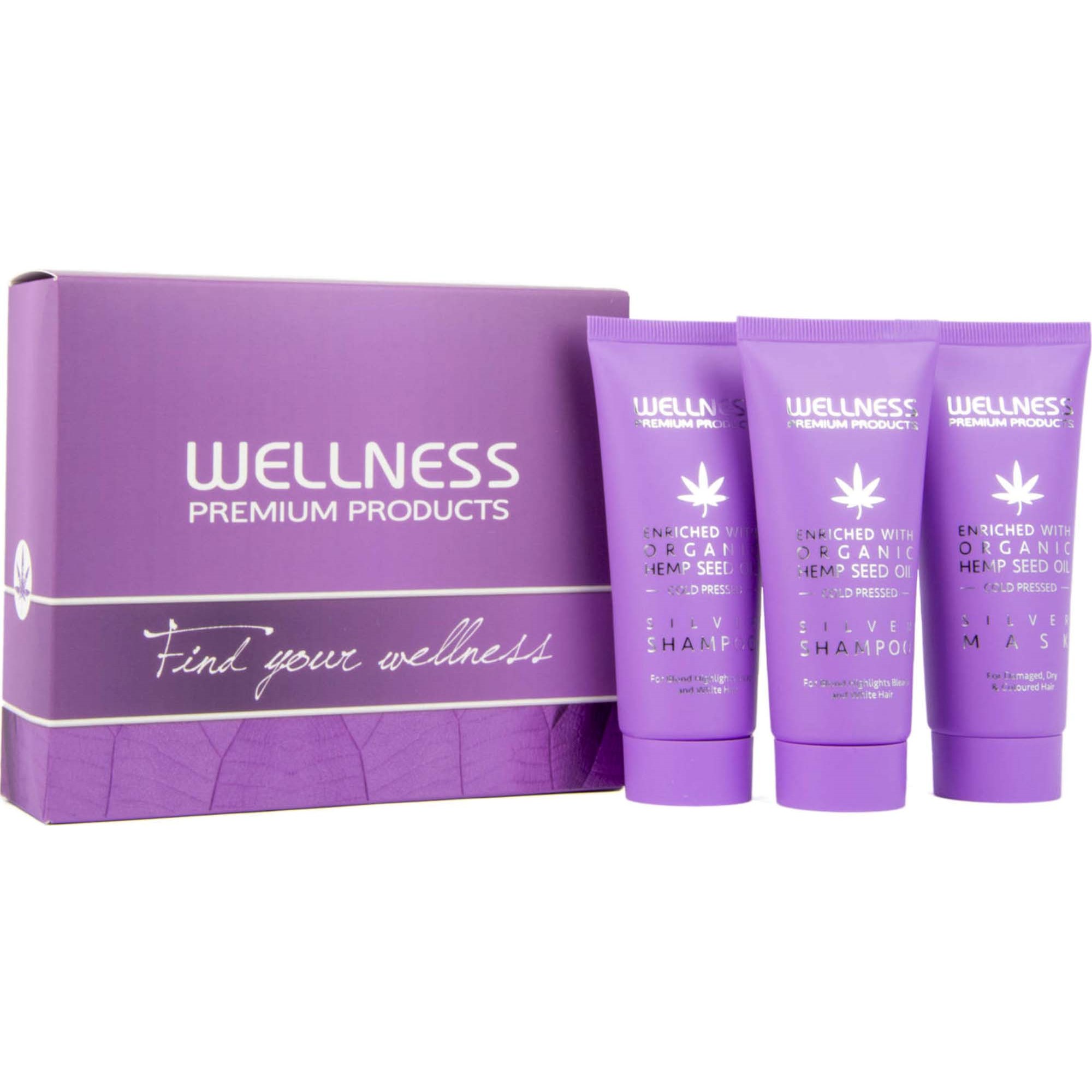 Wellness Premium Products Silver  Mini Kit (Shampoo 2x50 ml, Mask