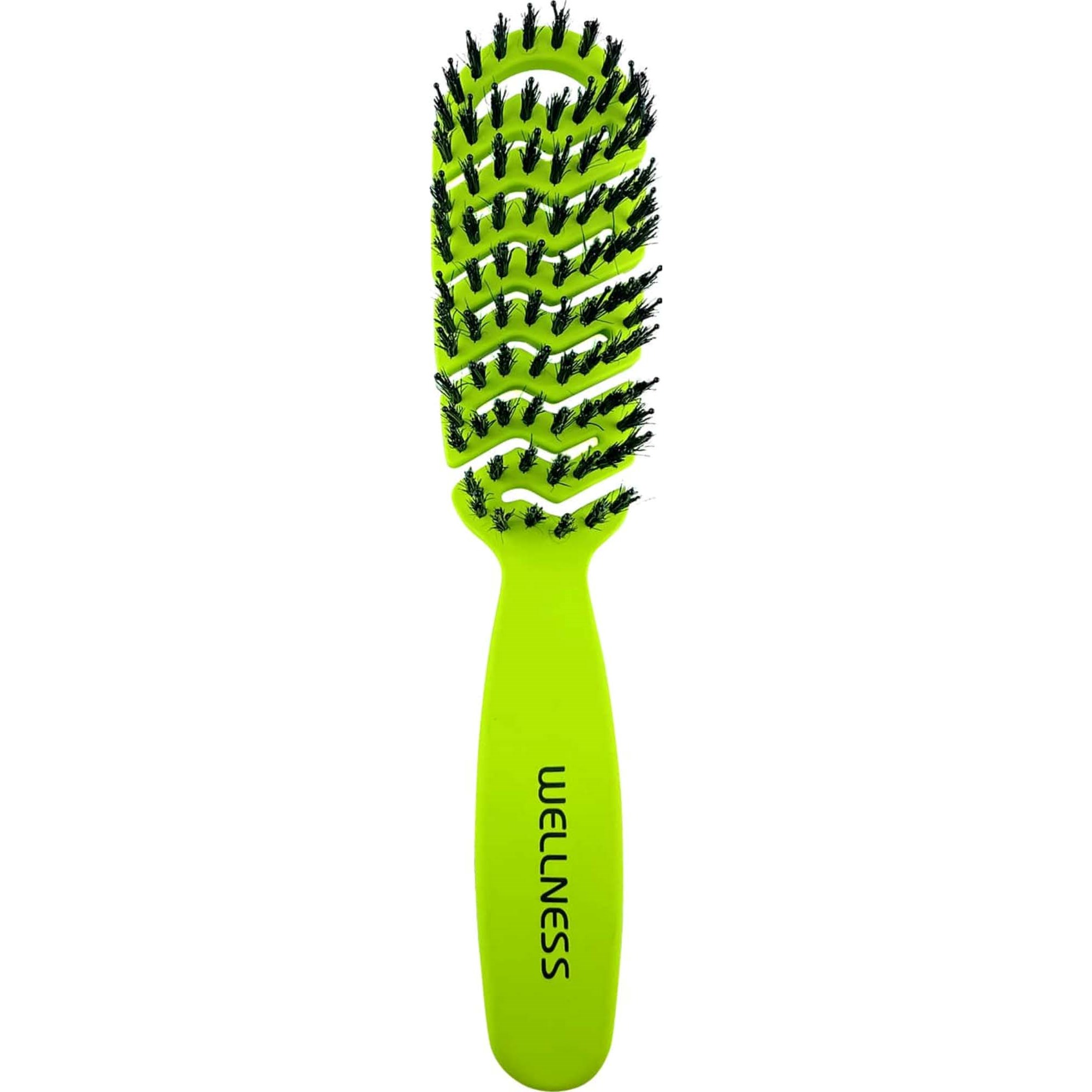Wellness Premium Products Small Hair Brush Green