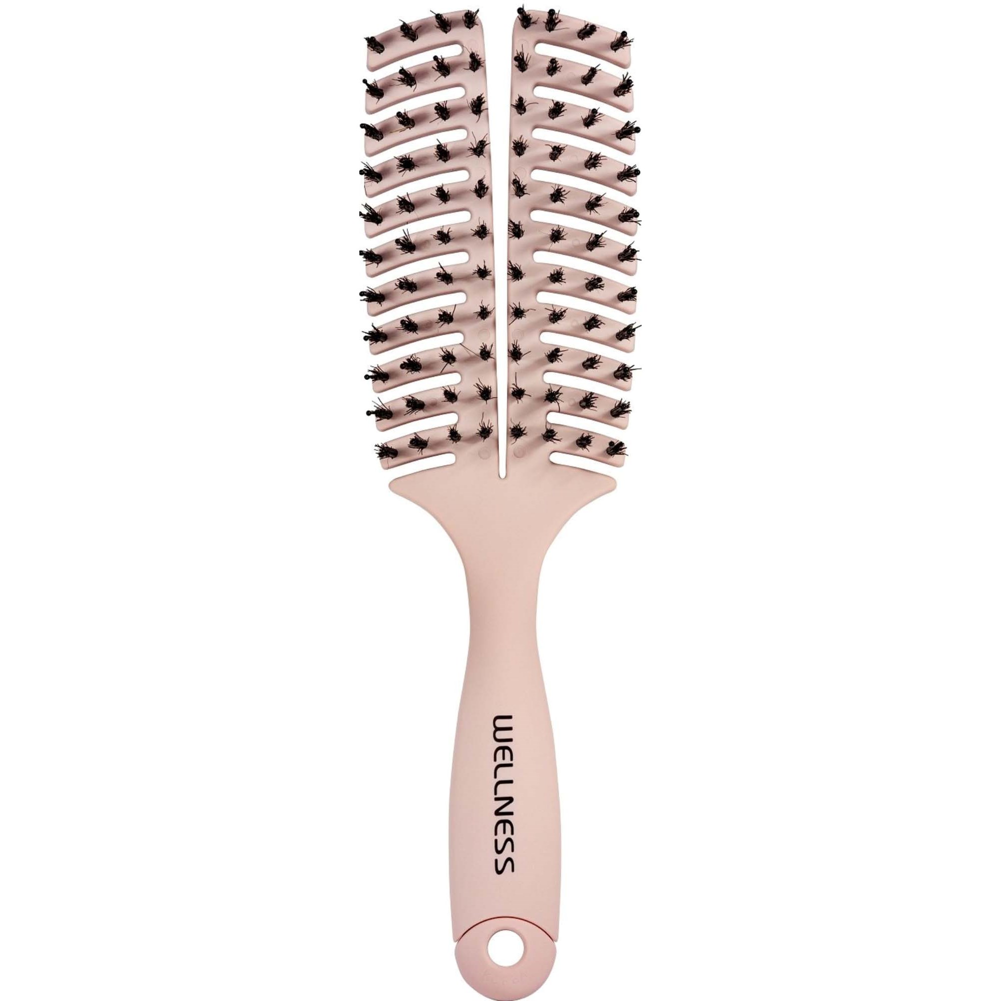 Wellness Premium Products Medium Hair Brush Pink