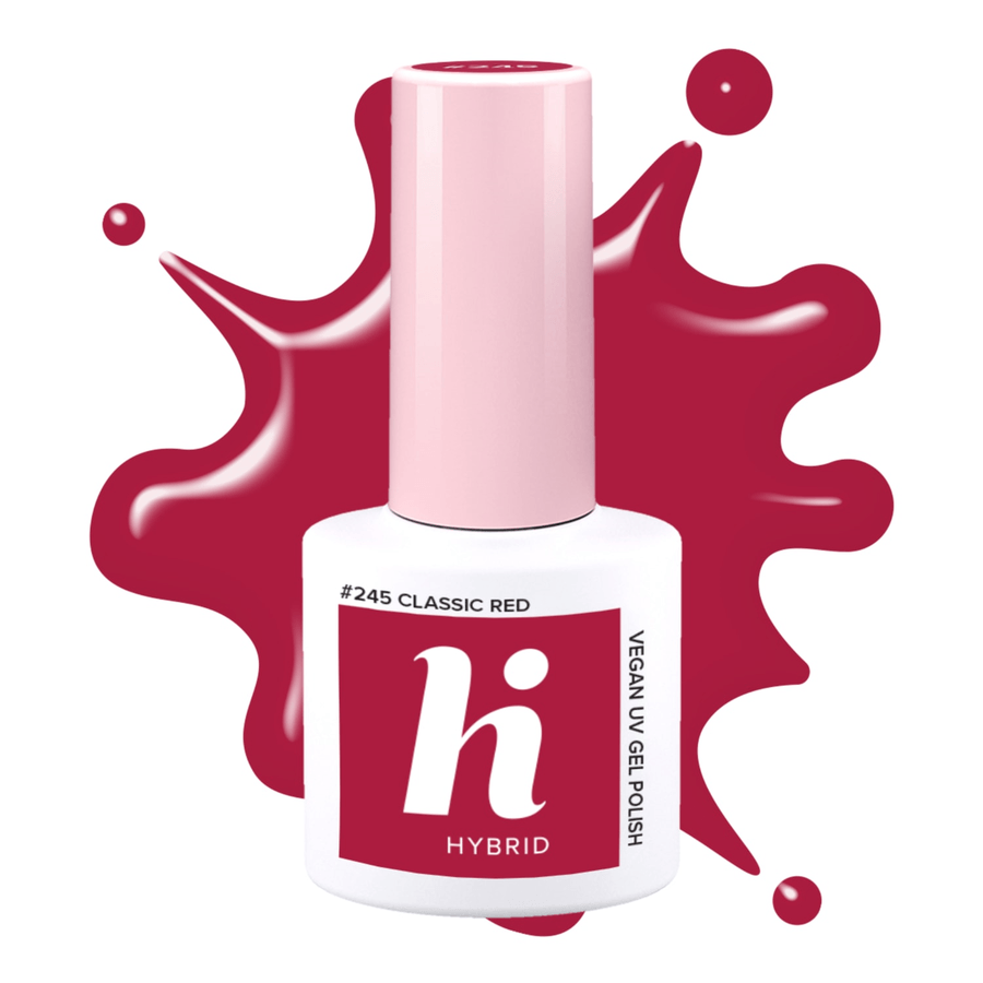 Hi Hybrid UV Gel Polish Classic Red #245 5ml