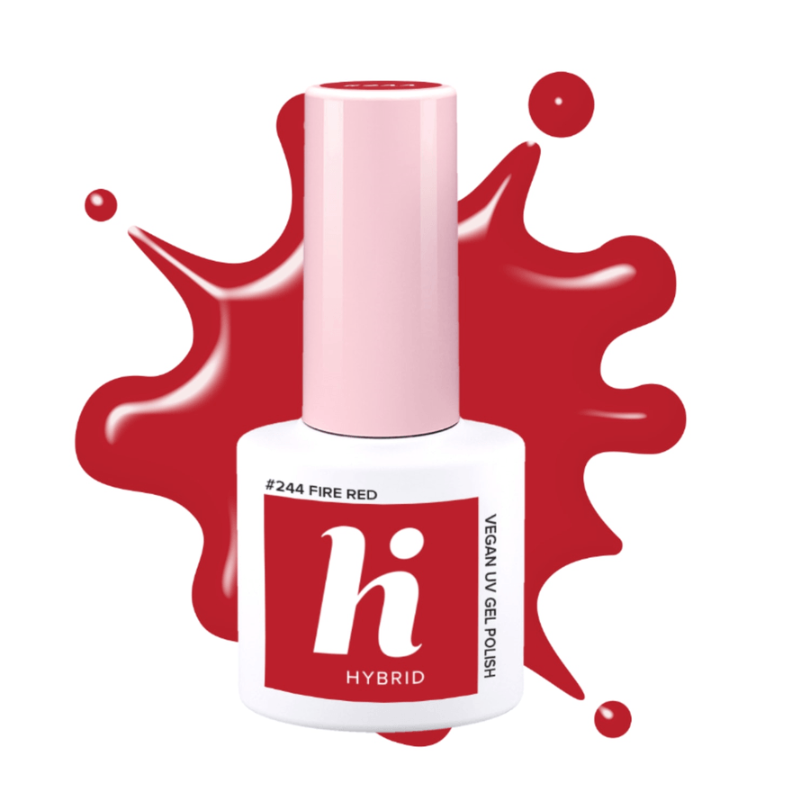 Hi Hybrid Fire Red UV Gel Polish #244 5ml