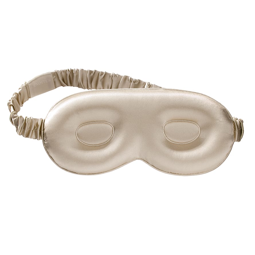 Mulberry Silk Contour Sleep Mask Greige