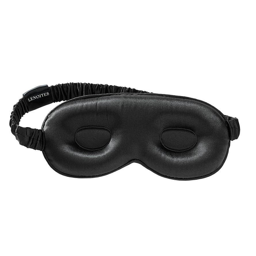 Mulberry Silk Contour Sleep Mask Black