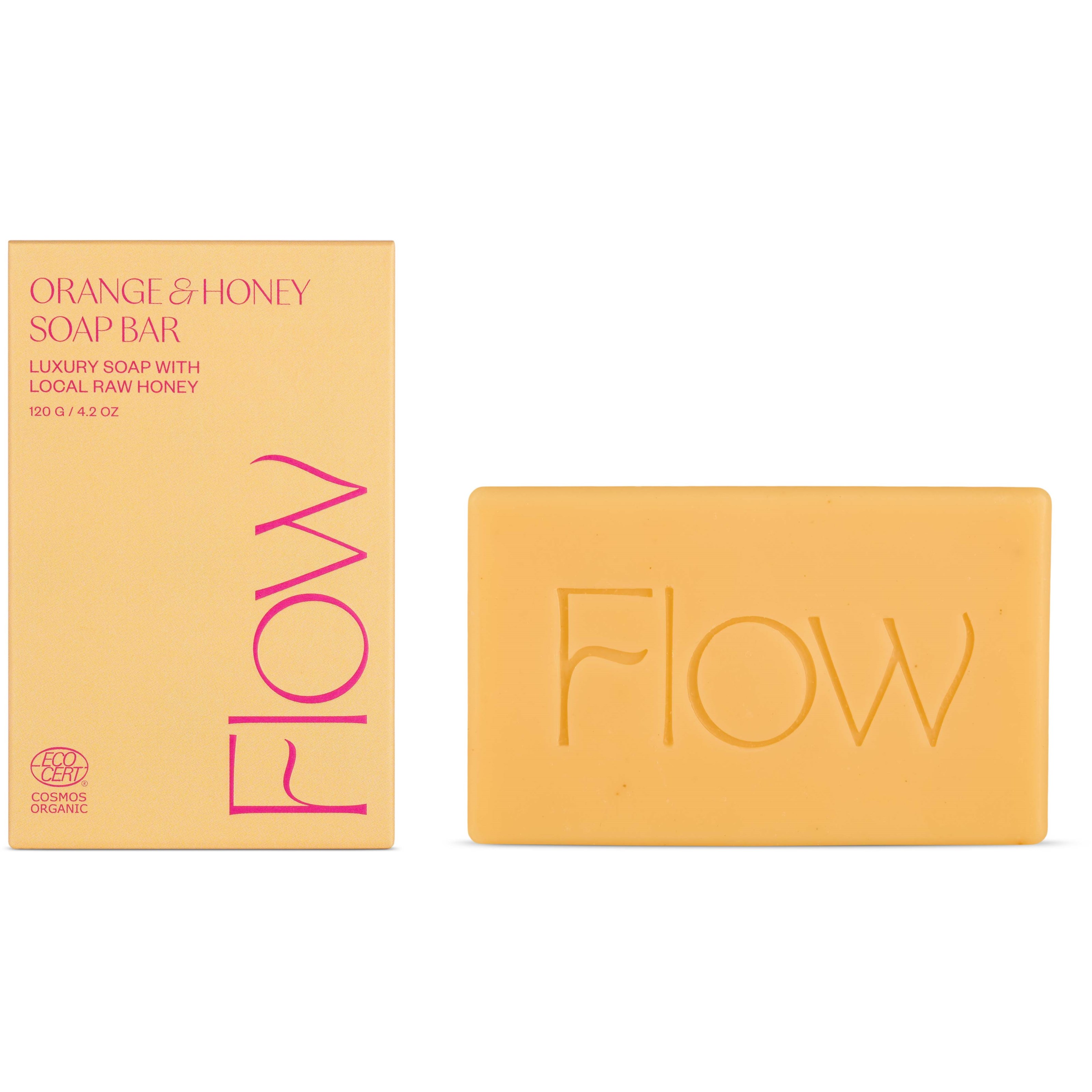 Flow Cosmetics Orange & Honey Soap Bar 120 g