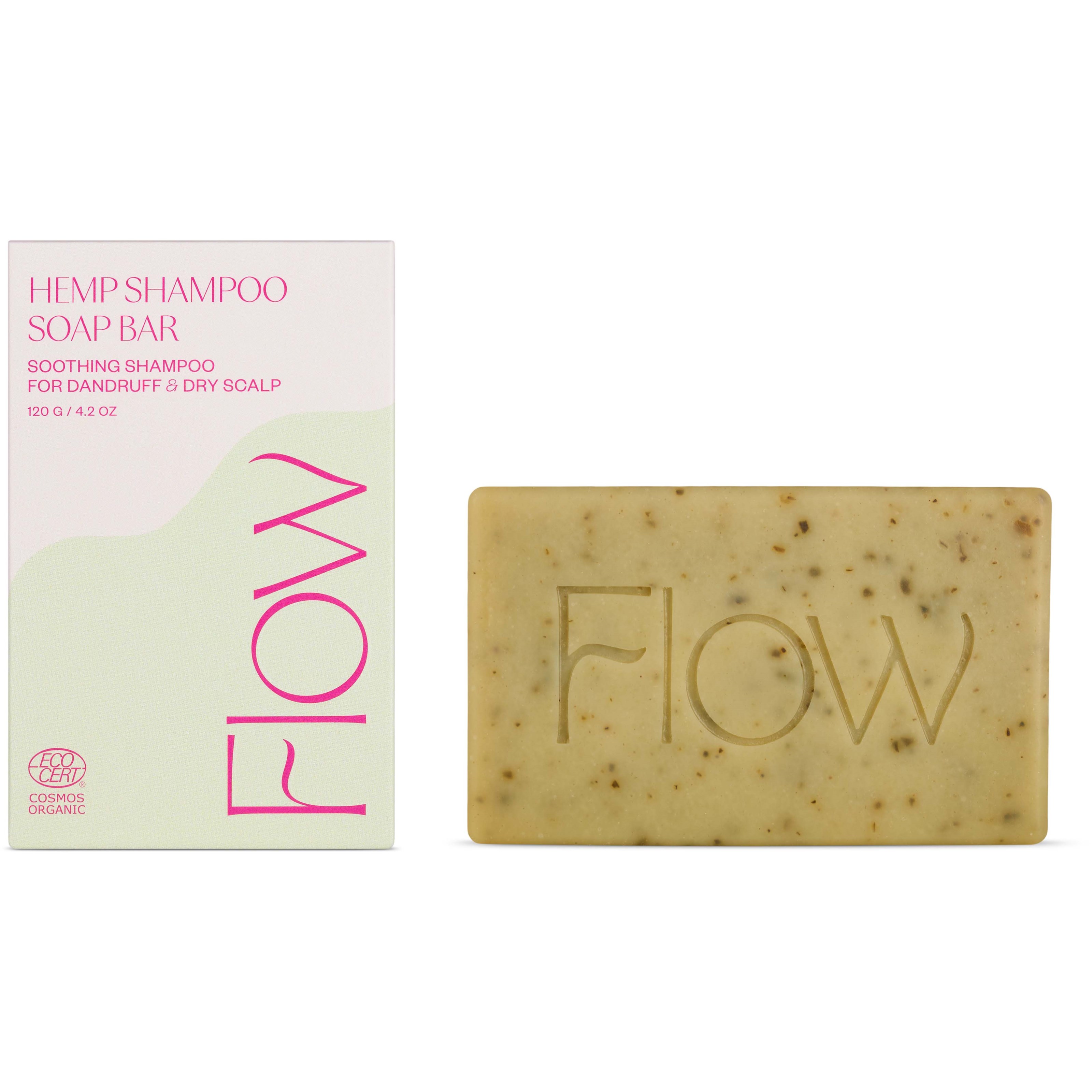 Flow Cosmetics Hemp Shampoo Soap Bar 120 g