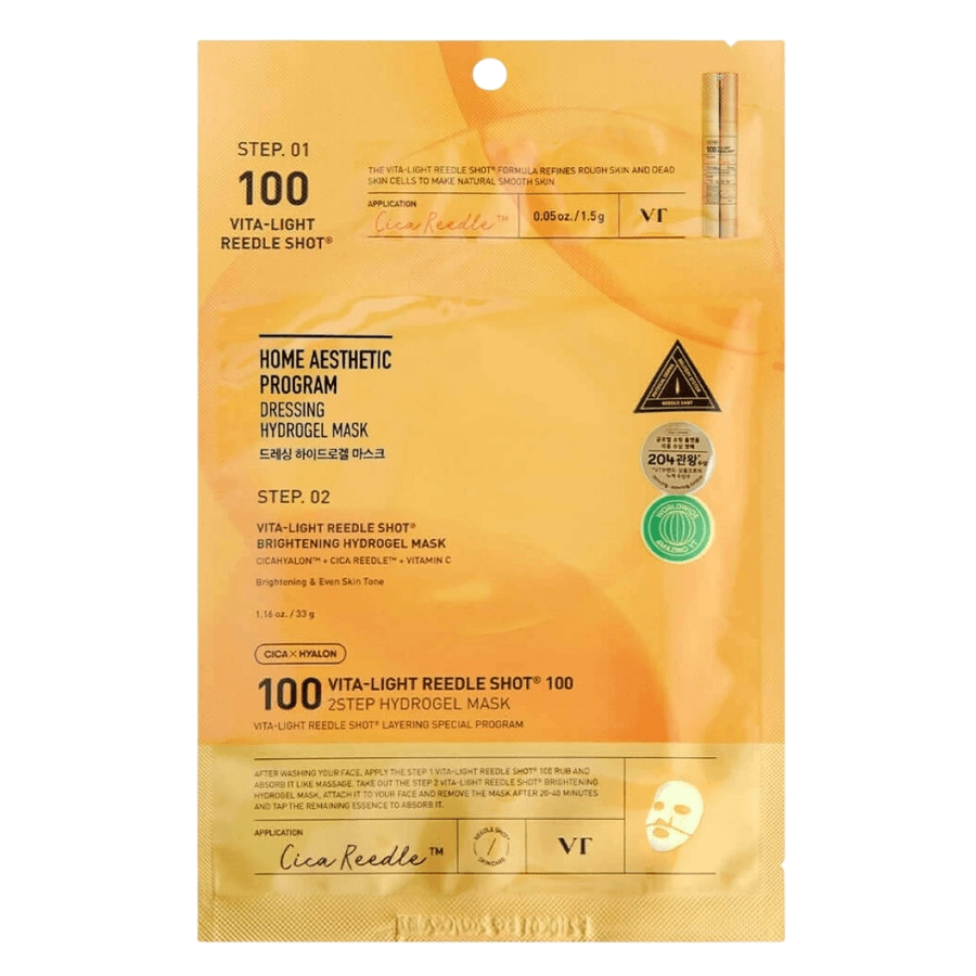 VT Cosmetics Vita-Light Reedle Shot 100 2Step Hydrogel Mask