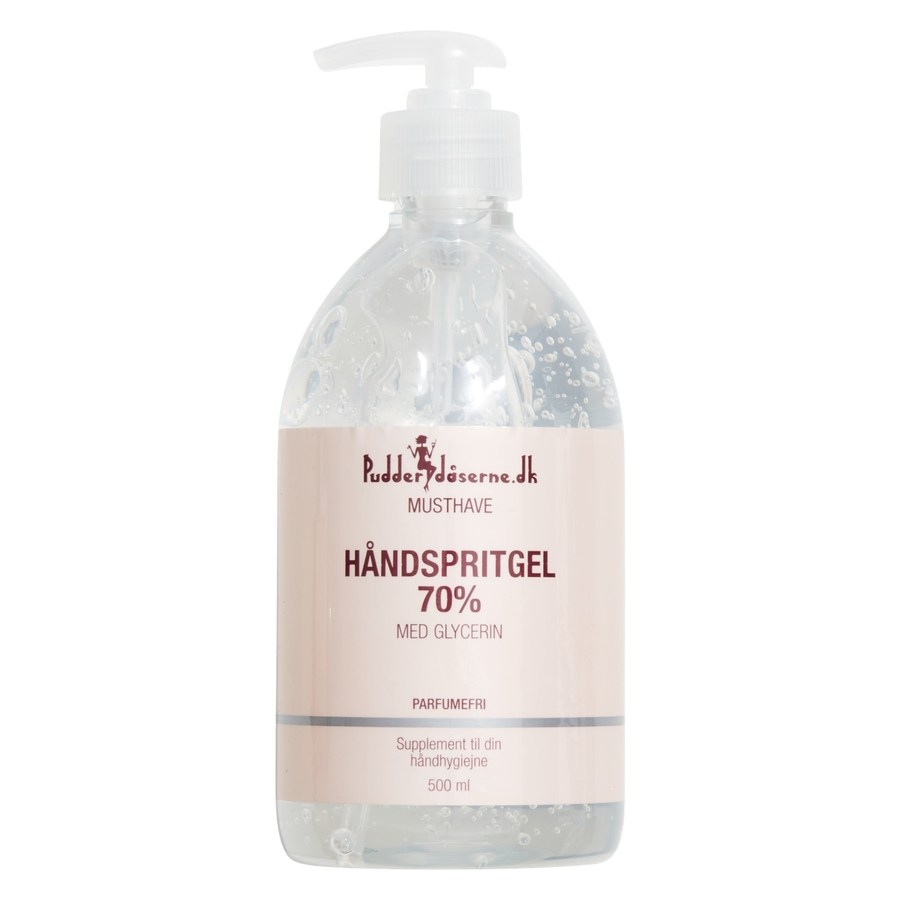 Pudderdåserne Hand Sanitizer Gel 70% 500ml