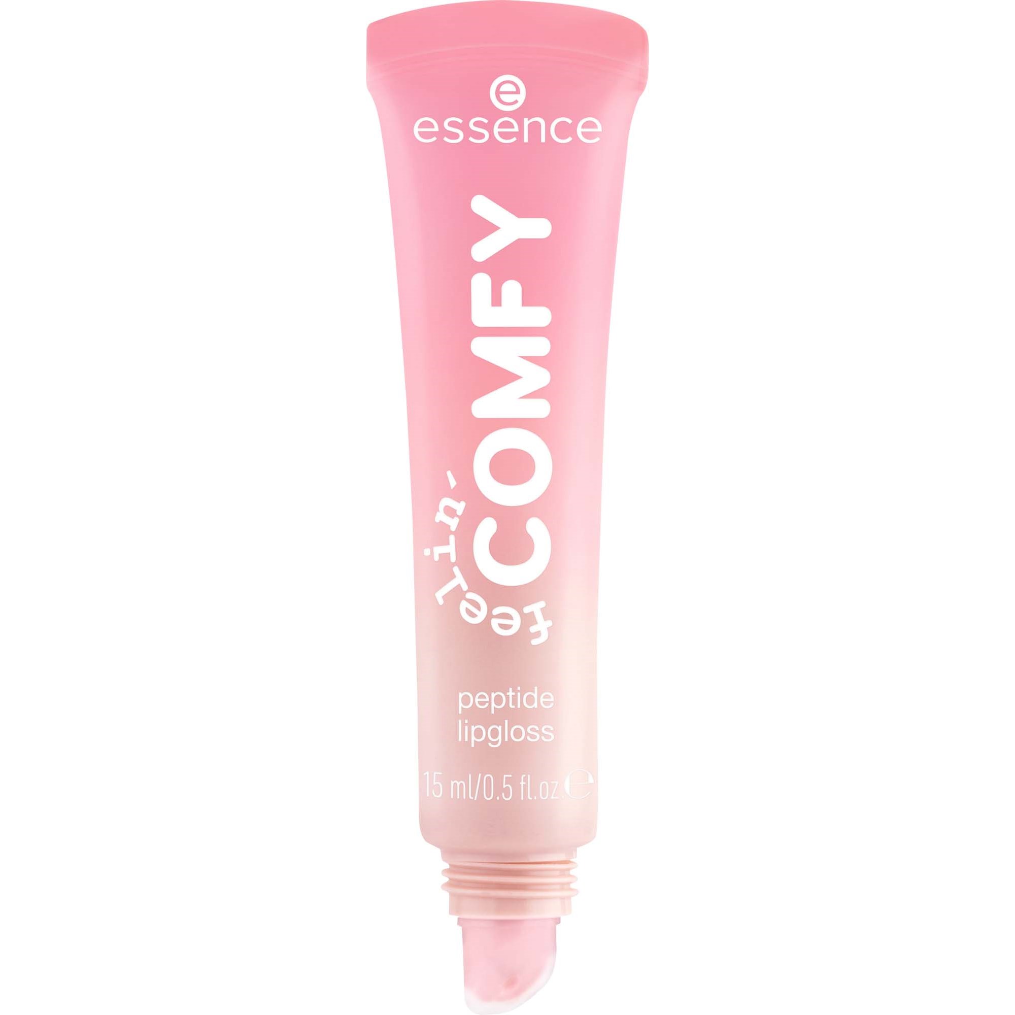 essence Feelin' Comfy Peptide Lipgloss 01 Strawberry Self-love
