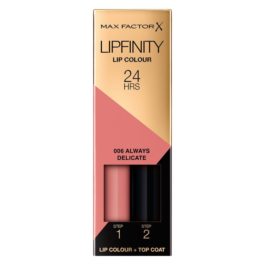 Max Factor Lipfinity Lip Color #006 Always delicate 2,3 ml + 1,9