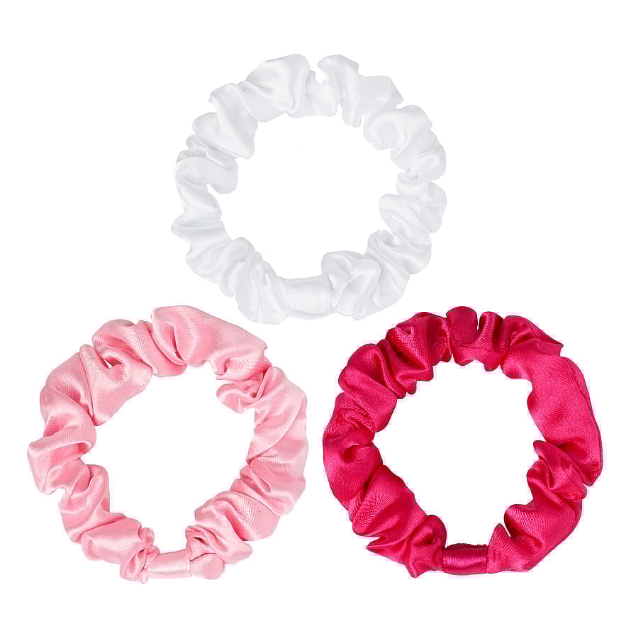 Slim Scrunchie Pink and White Mix 3 Pack