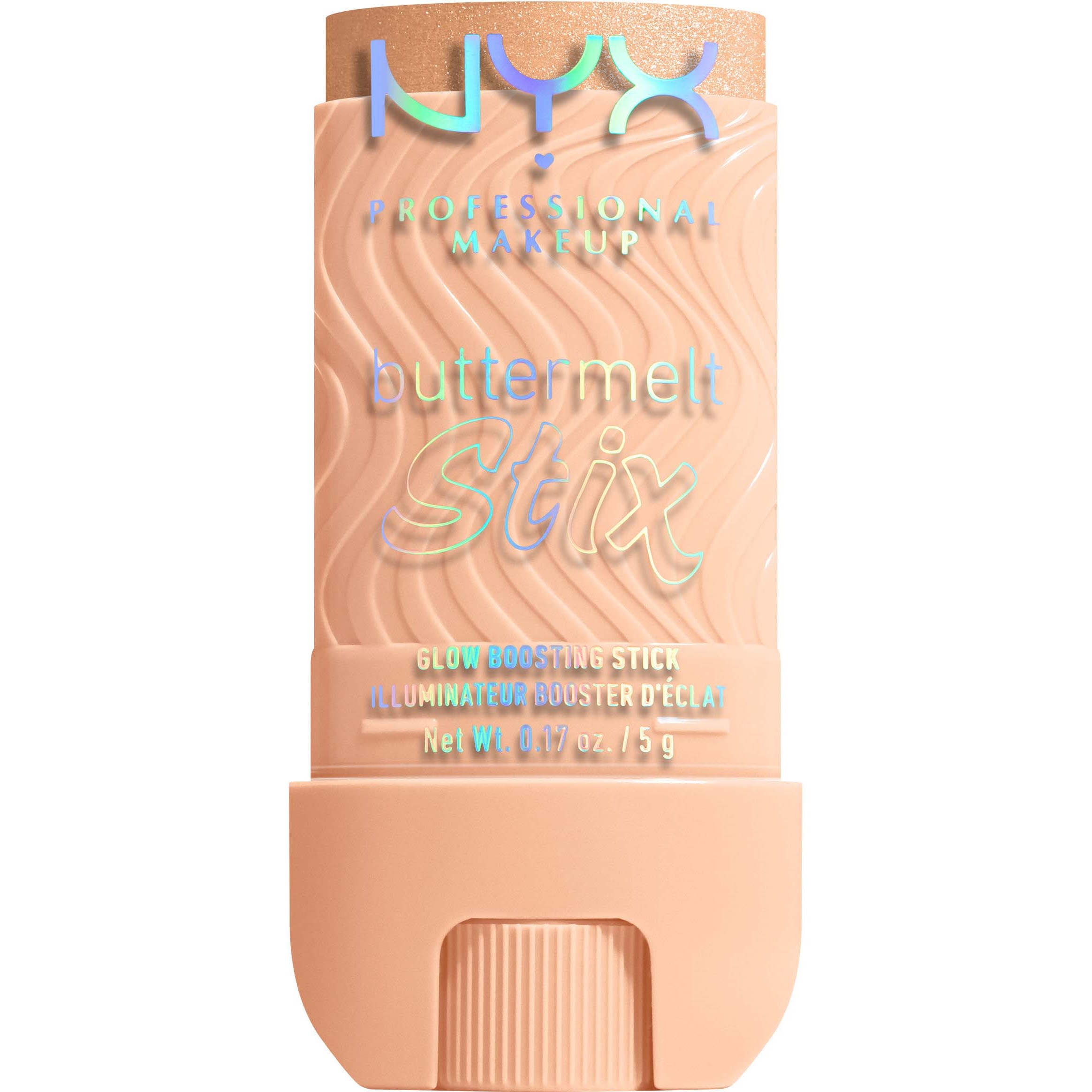 NYX PROFESSIONAL MAKEUP Buttermelt Glaze Highlighter Stix 06 A Wh