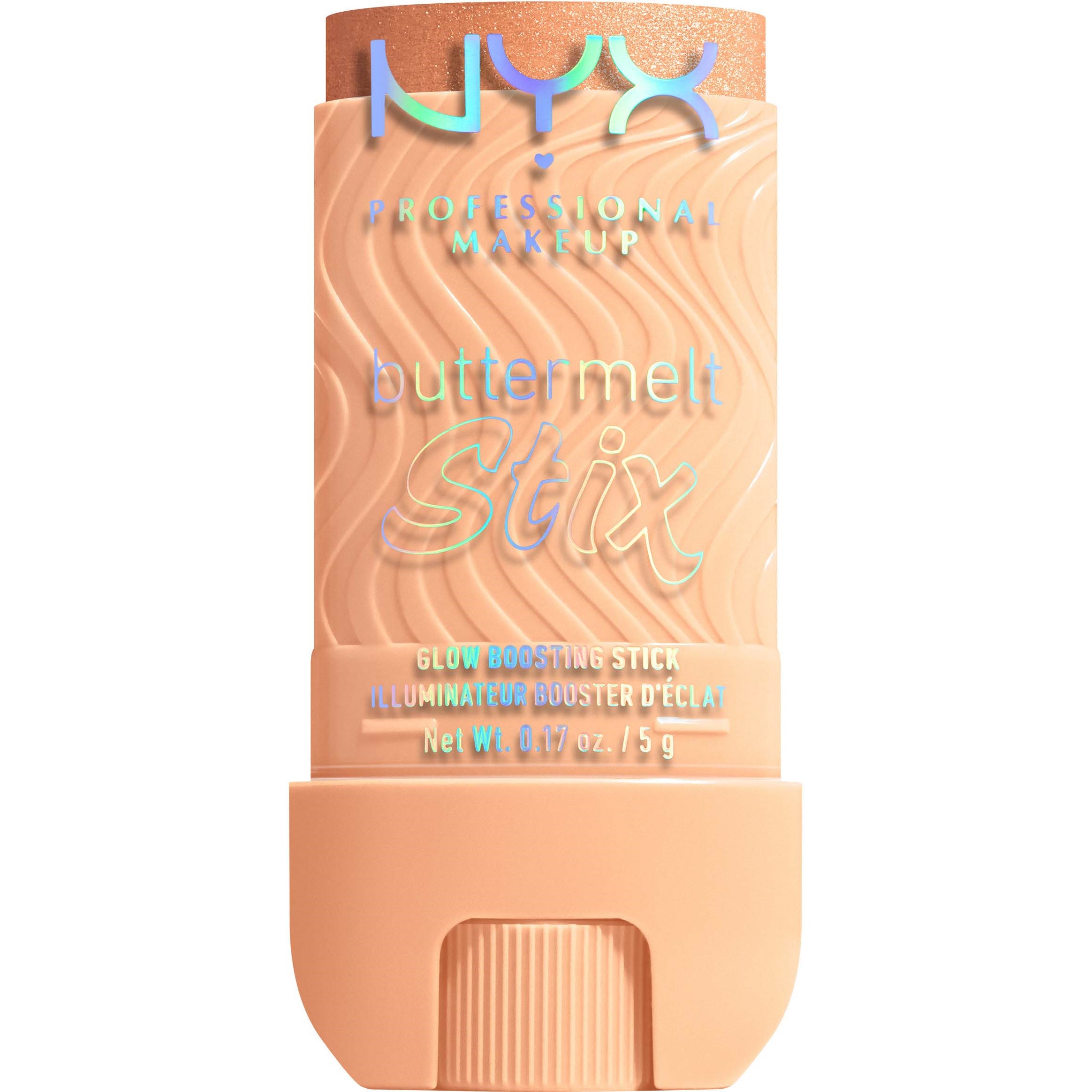 NYX PROFESSIONAL MAKEUP Buttermelt Glaze Highlighter Stix 08 Let