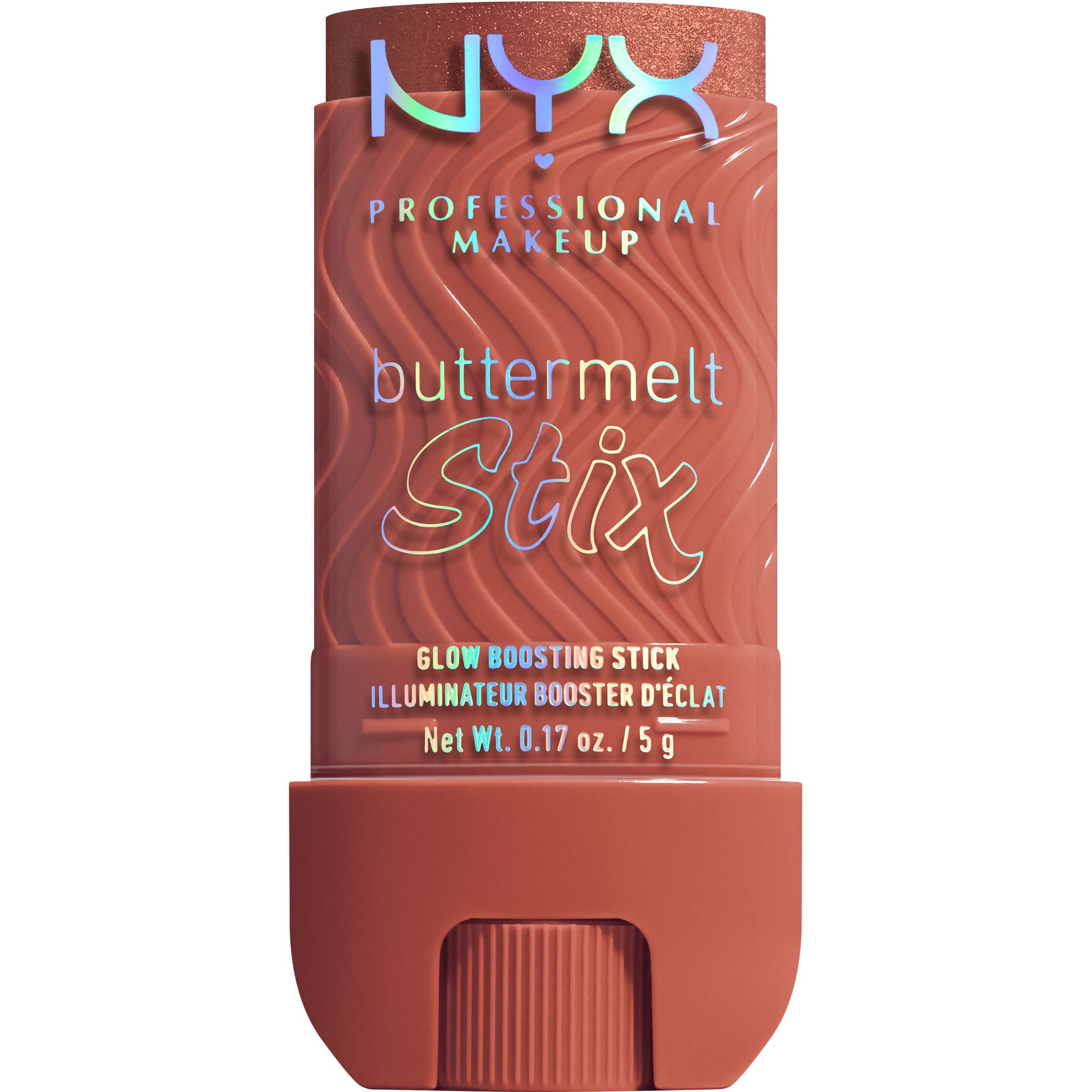 NYX PROFESSIONAL MAKEUP Buttermelt Glaze Highlighter Stix 13 Left