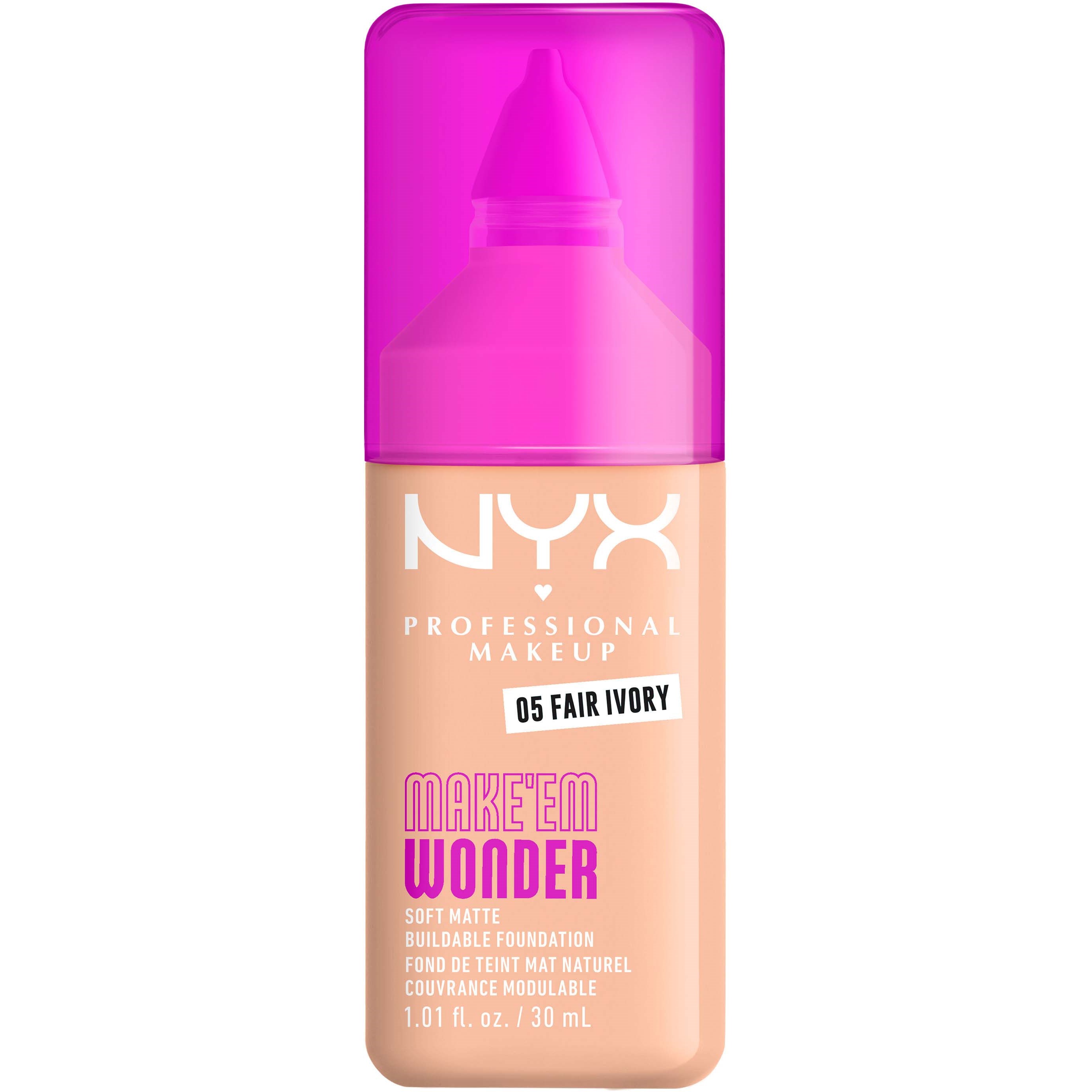NYX PROFESSIONAL MAKEUP Make Em Wonder Foundation 05 Fair Ivory