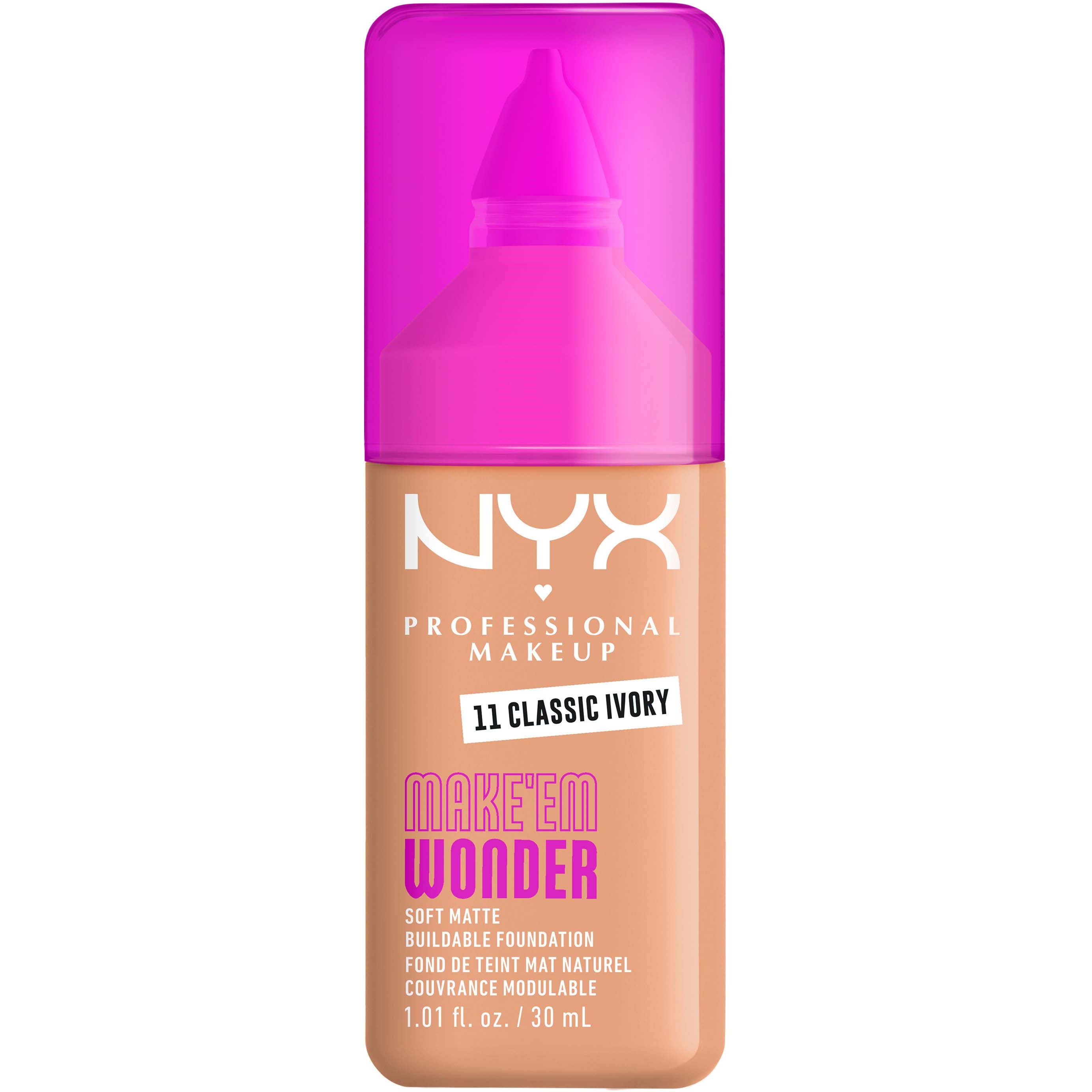 NYX PROFESSIONAL MAKEUP Make Em Wonder Foundation 11 Classic Ivor