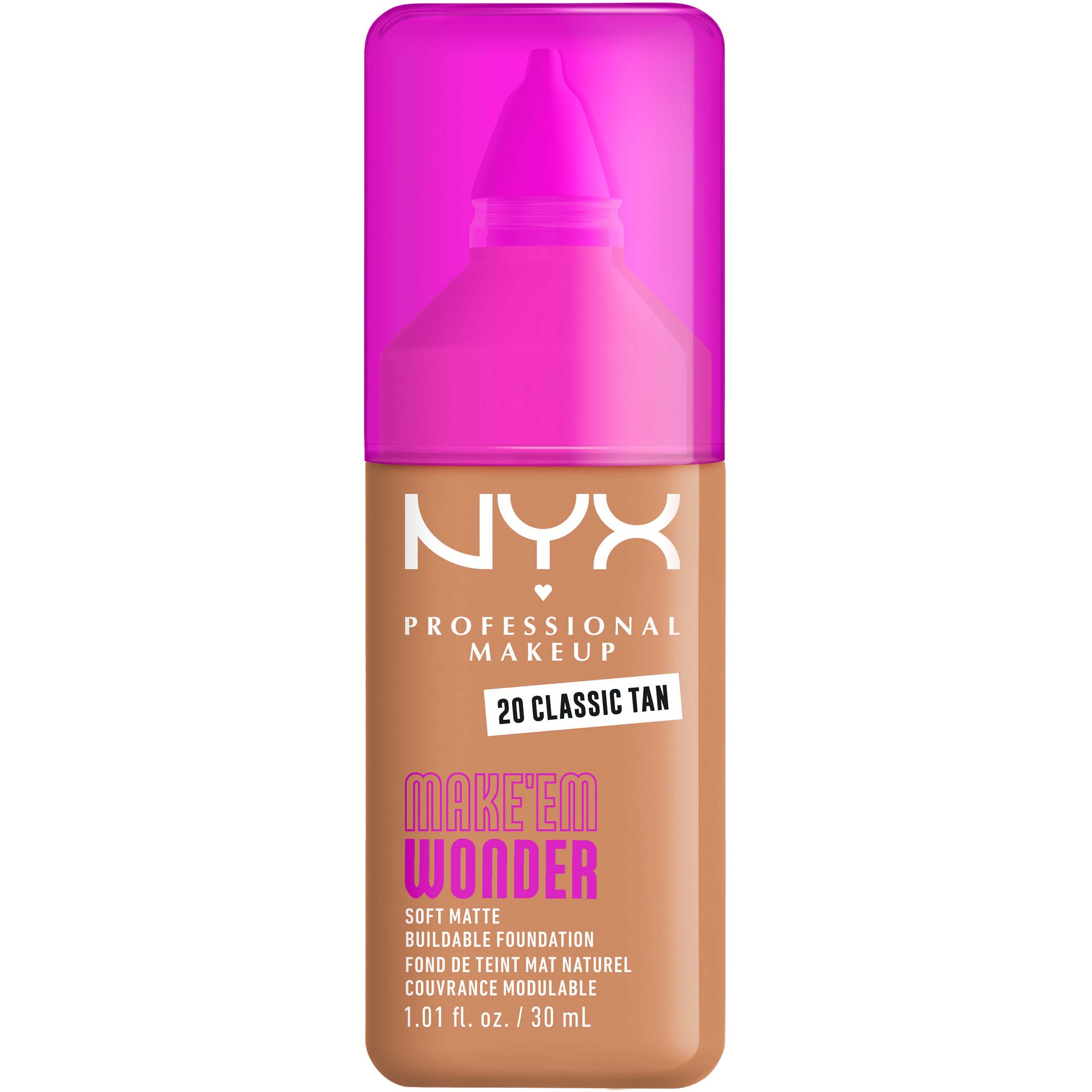 NYX PROFESSIONAL MAKEUP Make Em Wonder Foundation 20 Classic Tan