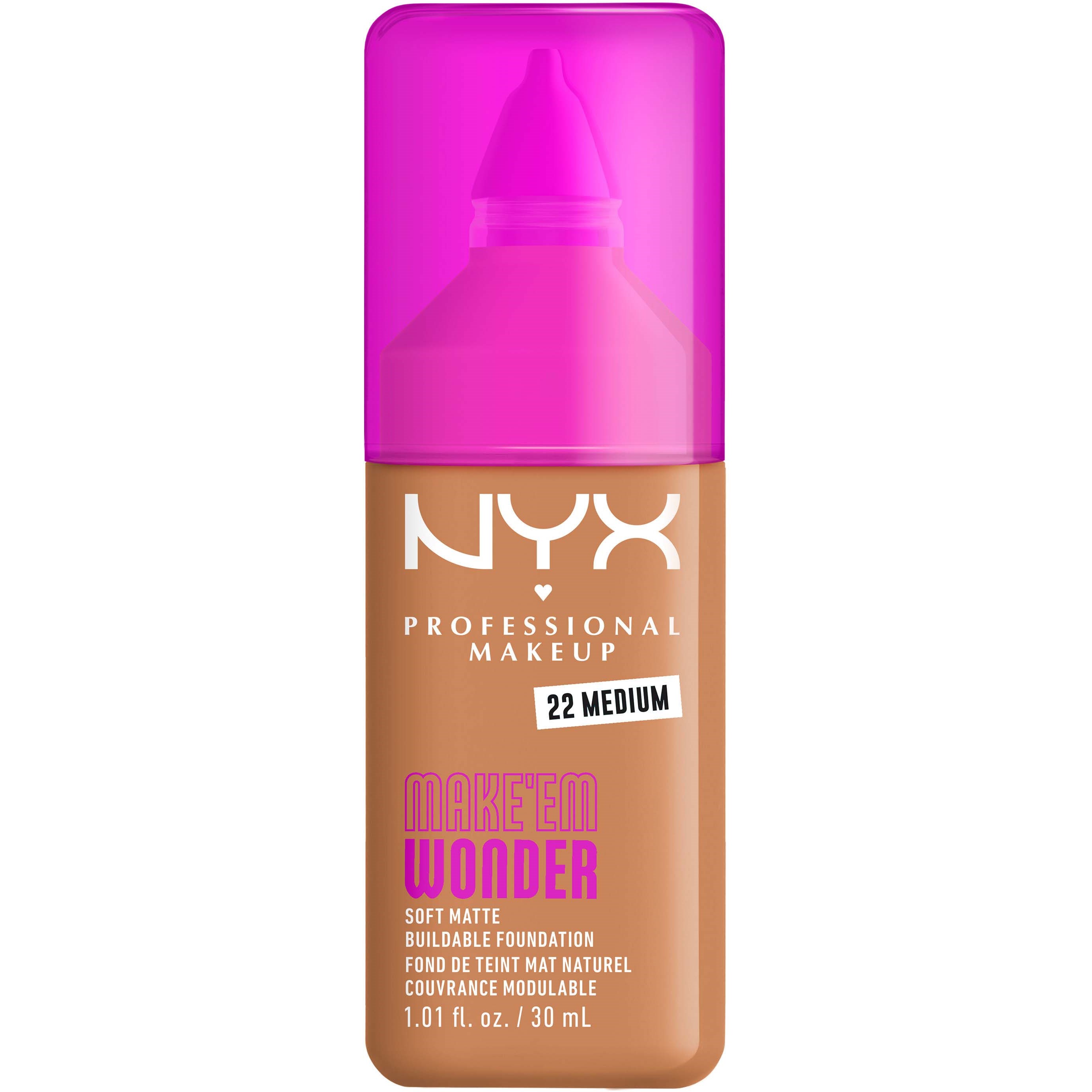 NYX PROFESSIONAL MAKEUP Make Em Wonder Foundation 22 Medium