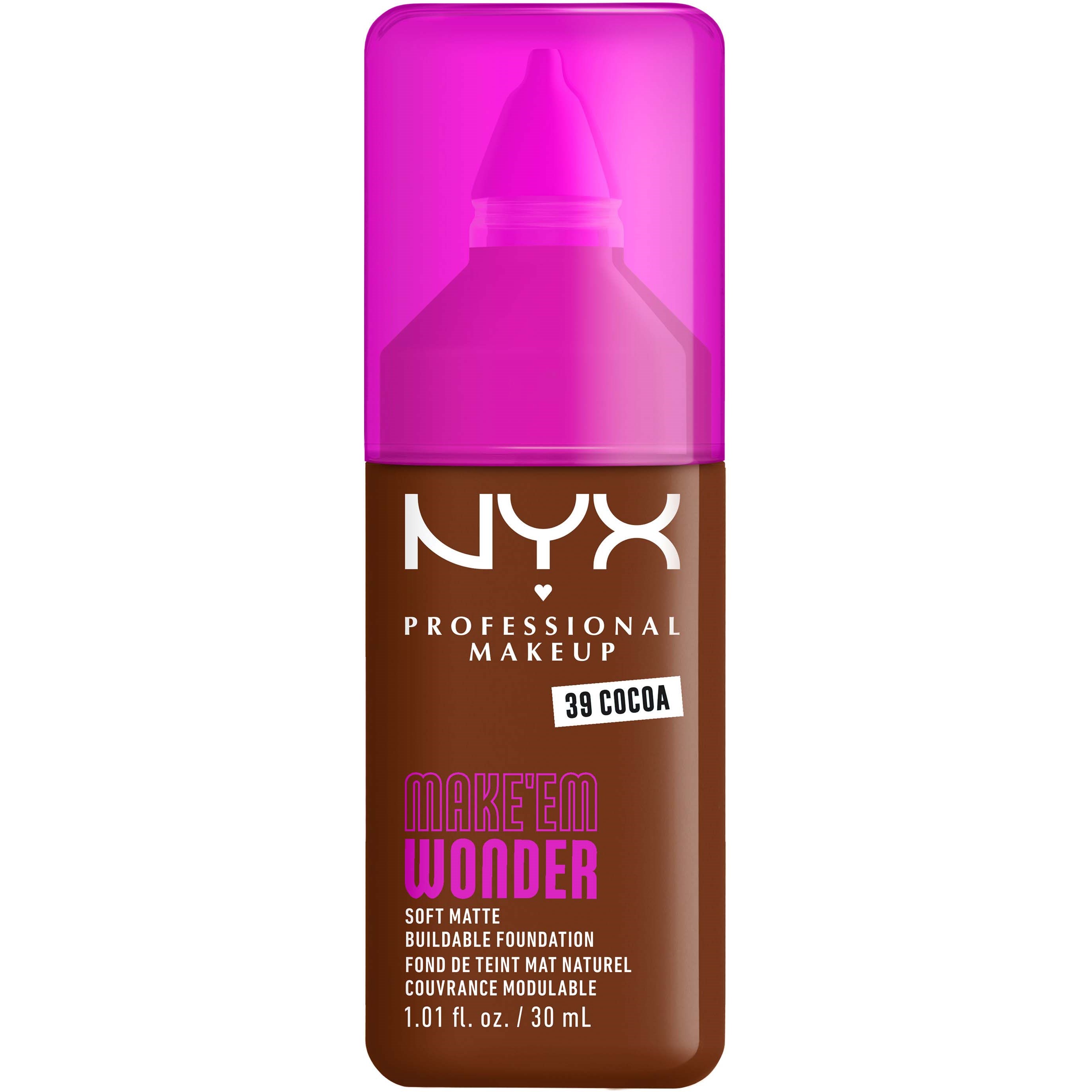 NYX PROFESSIONAL MAKEUP Make Em Wonder Foundation 39 Cocoa