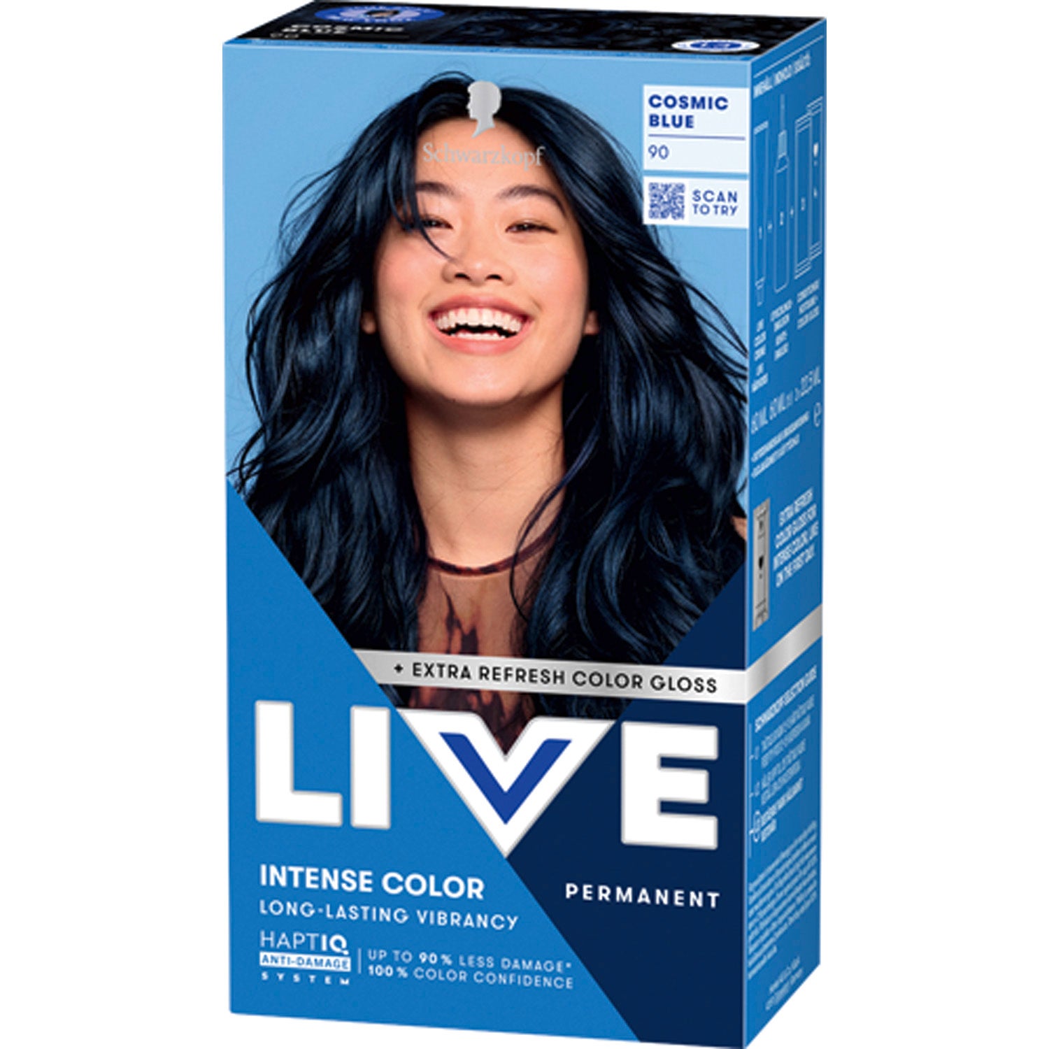 Schwarzkopf Live Intense Color 90 Cosmic Blue - 1 pcs