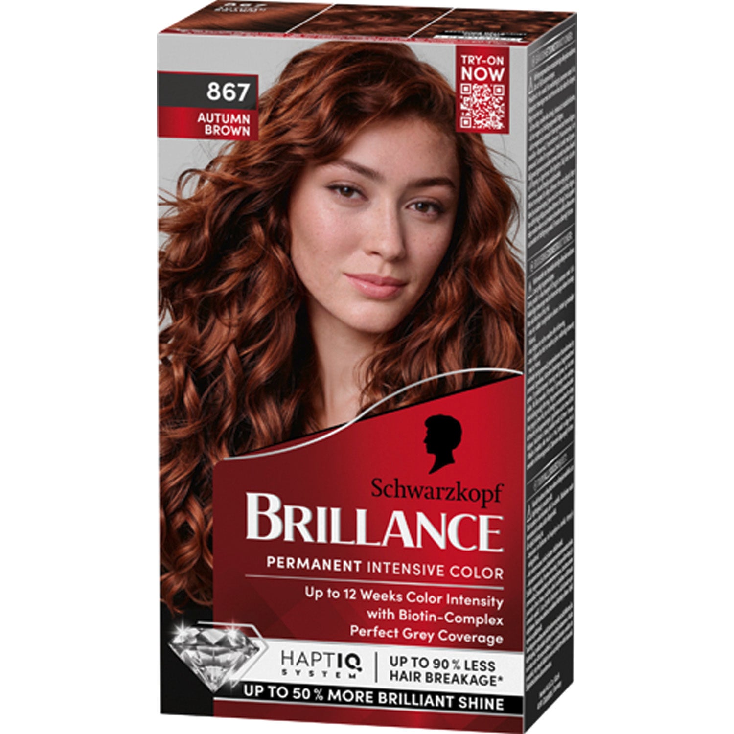 Schwarzkopf Brillance Permanent Intensive Color 867 Autumn Brown - 1 pcs