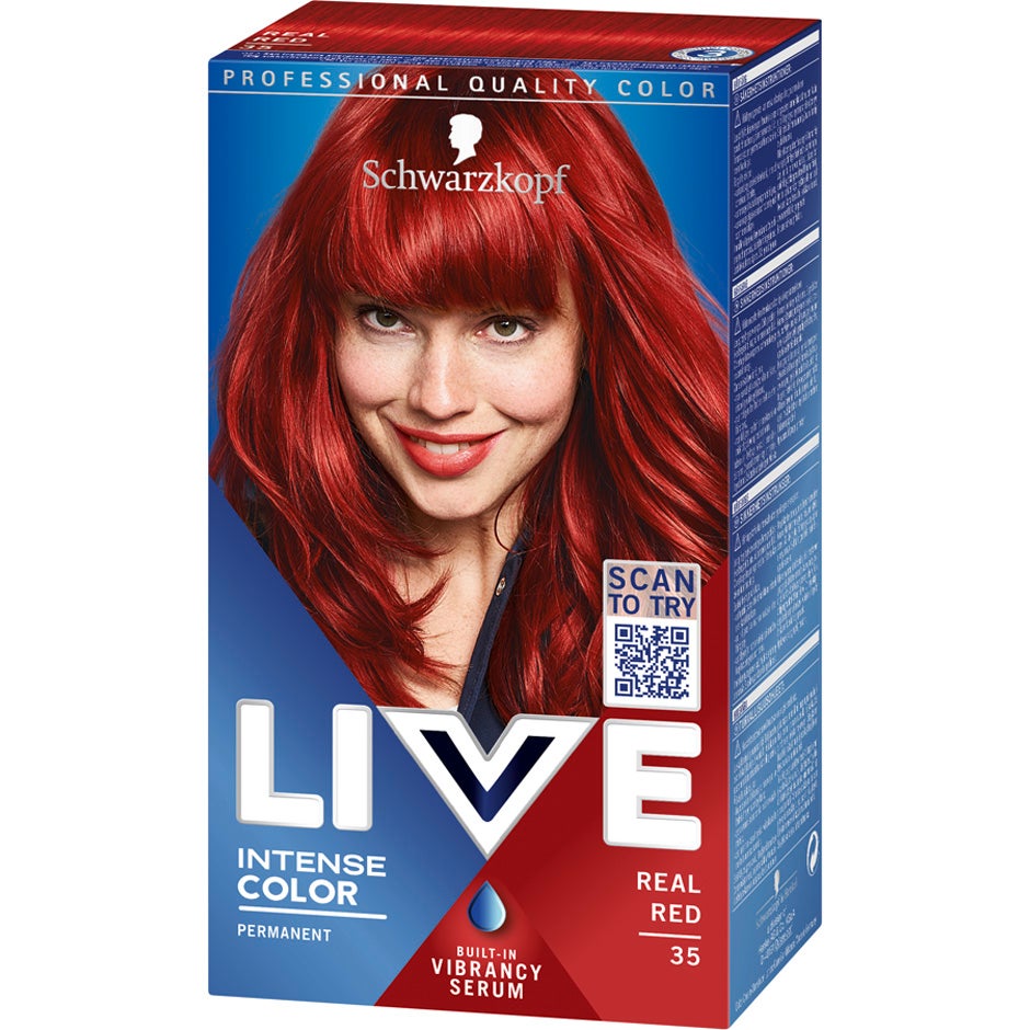 Schwarzkopf Live Intense Color 35 Real Red - 1 pcs
