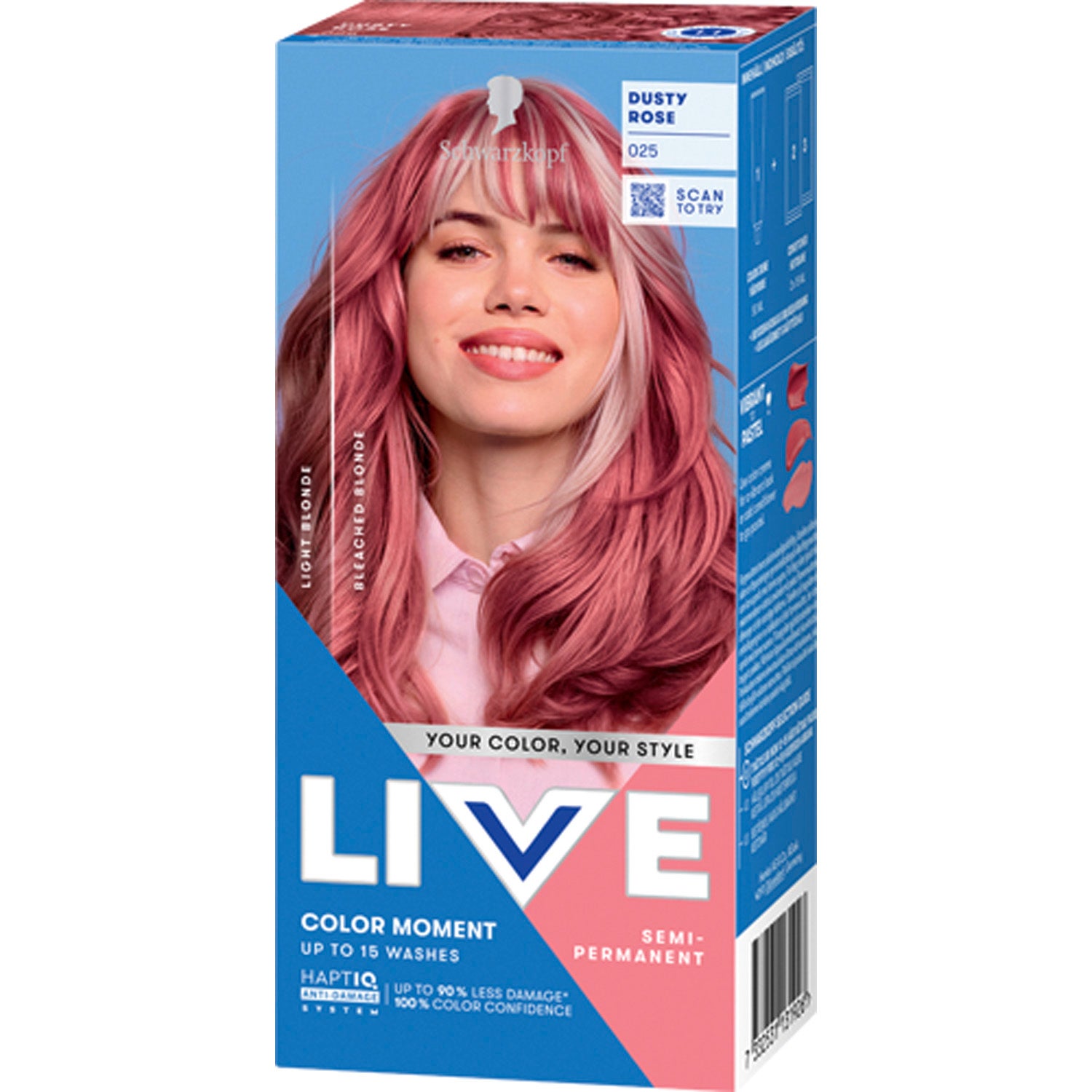 Schwarzkopf Live Color Moment 025 Dusty Rose - 1 pcs