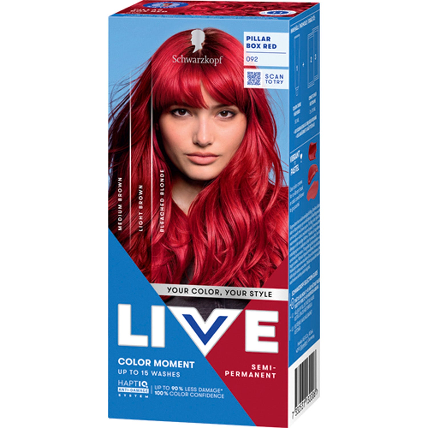Schwarzkopf Live Color Moment 92 Pillar Box Semi-permanent - 1 pcs
