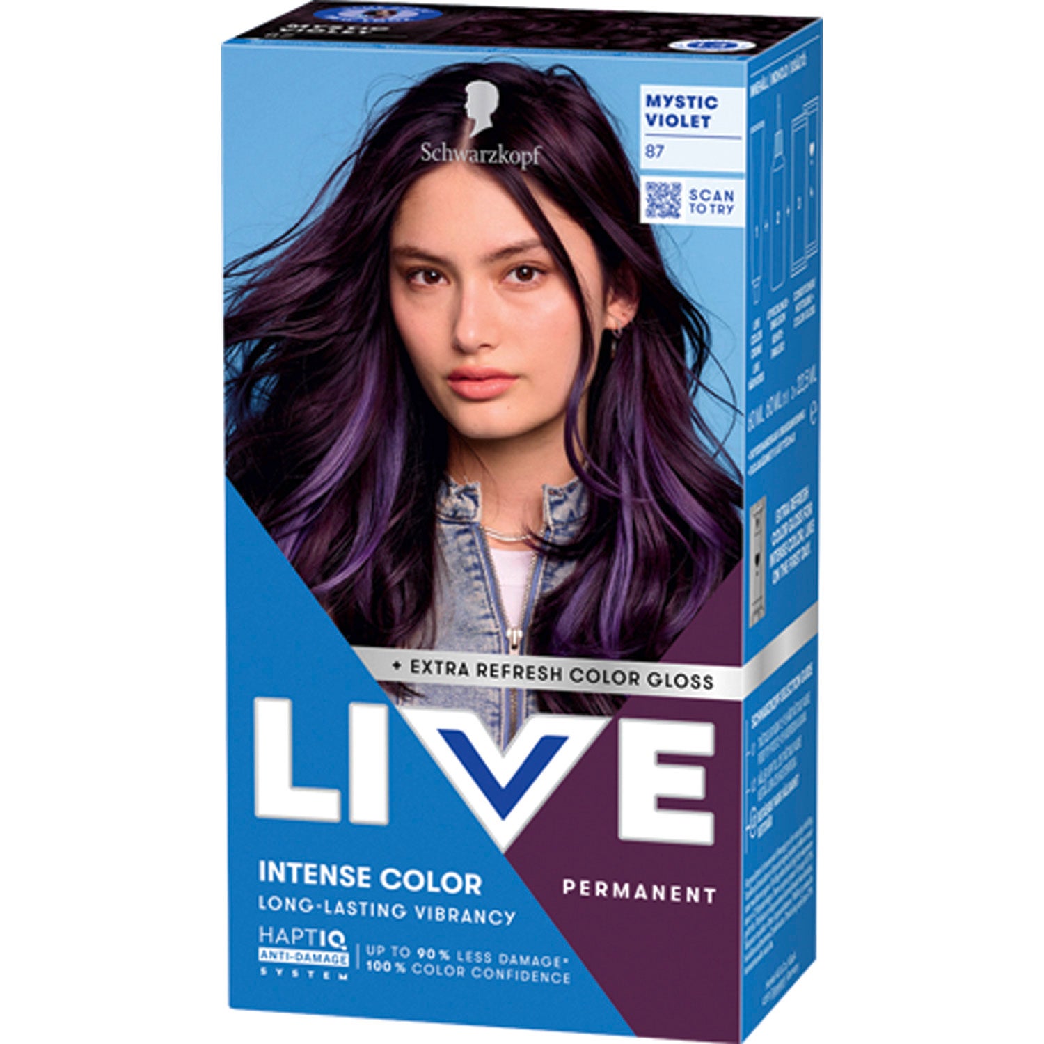 Schwarzkopf Live Intense Color 87 Mystic Violet - 1 pcs