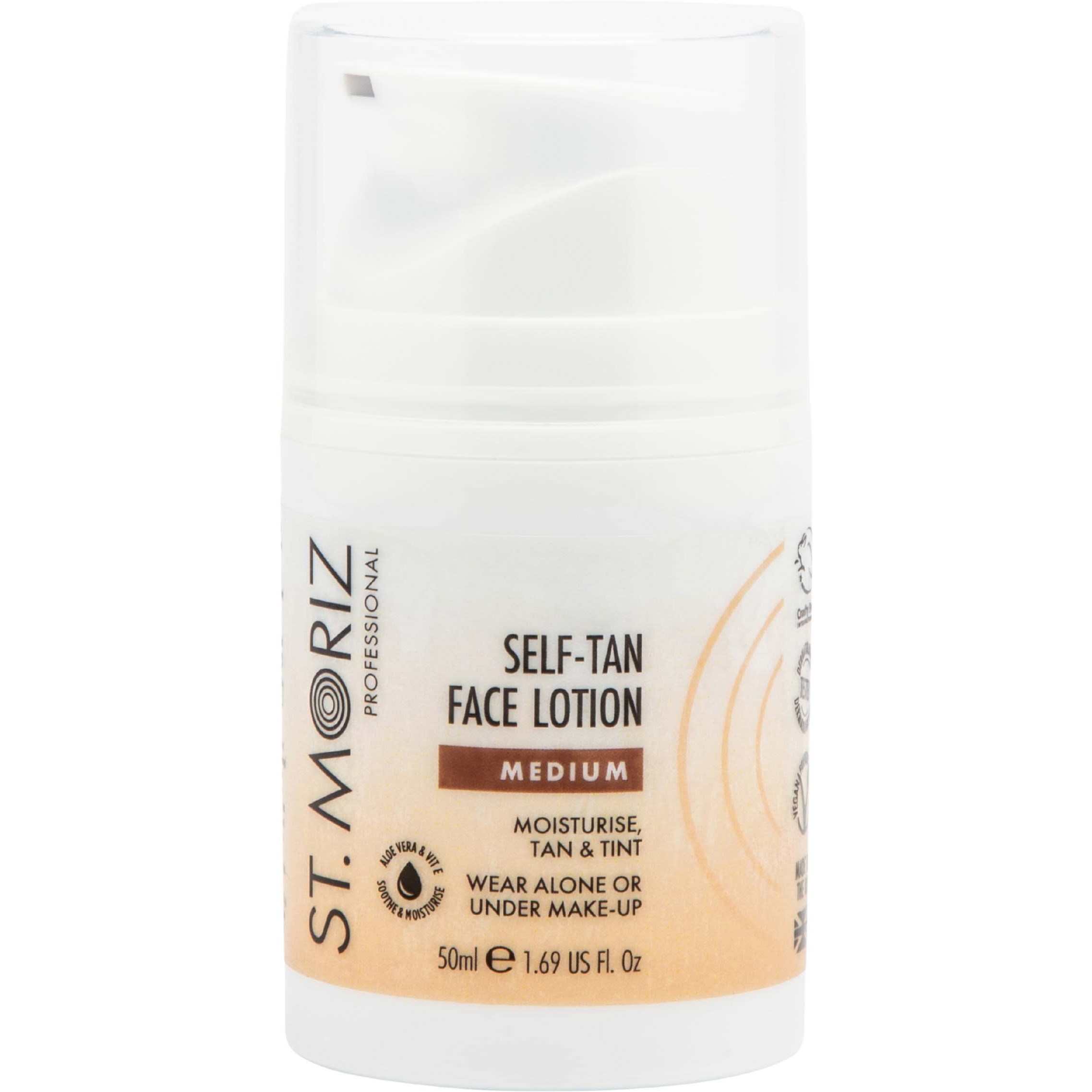 St Moriz Pro Self-Tan Face Lotion Medium 50 ml