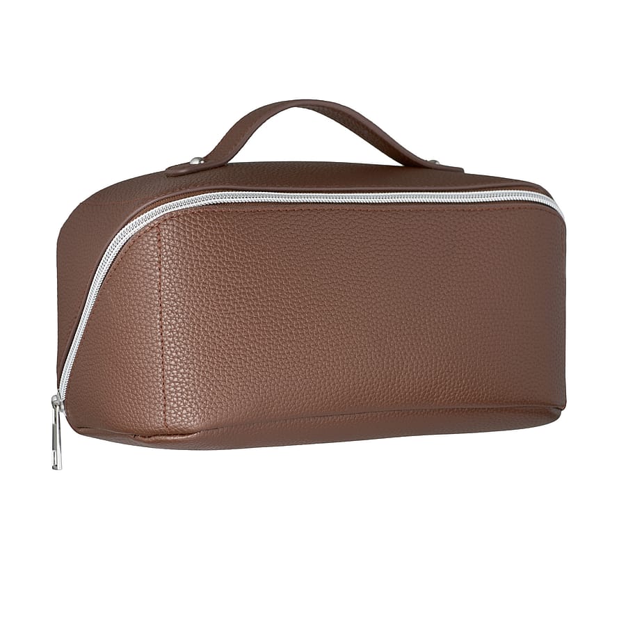 Large Beauty Bag Brown