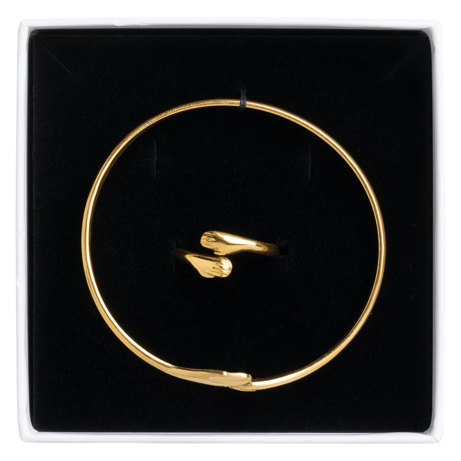 Timi of Sweden Essential Earrings & Bracelet Set Stainless Steel