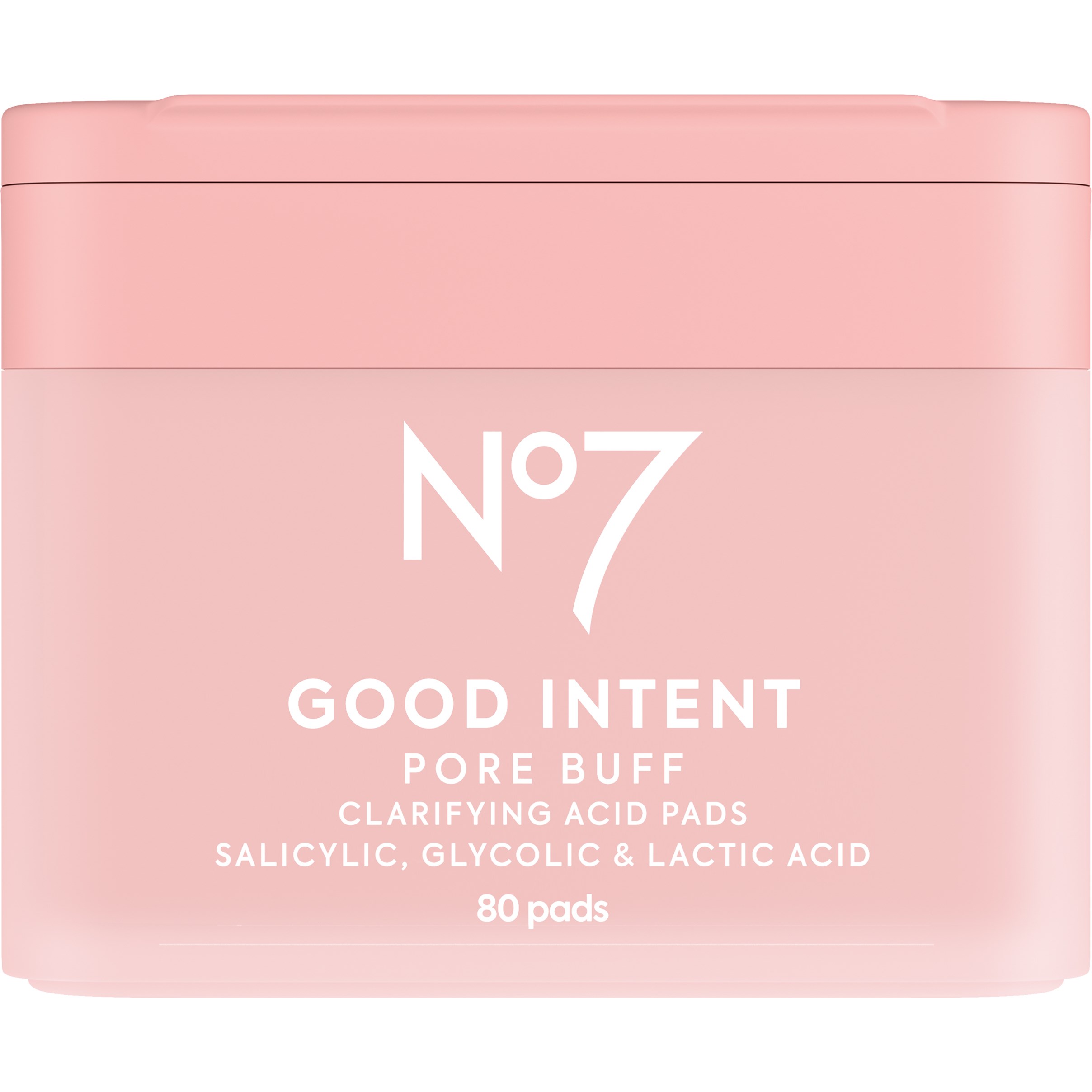No7 Good Intent Pore Buff Clarifying Acid Pads 80 st