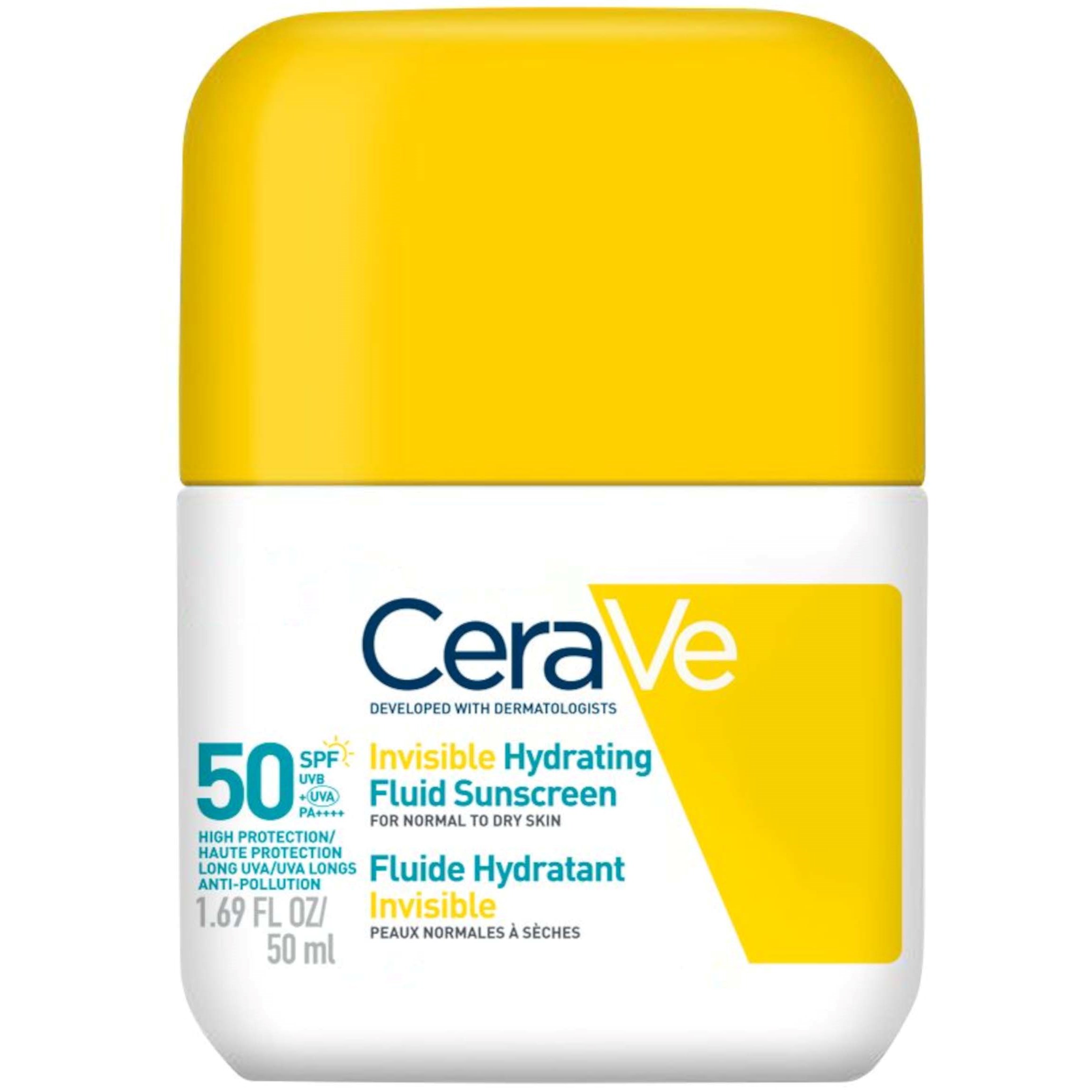CeraVe Invisible Hydrating Fluid Sunscreen SPF50
