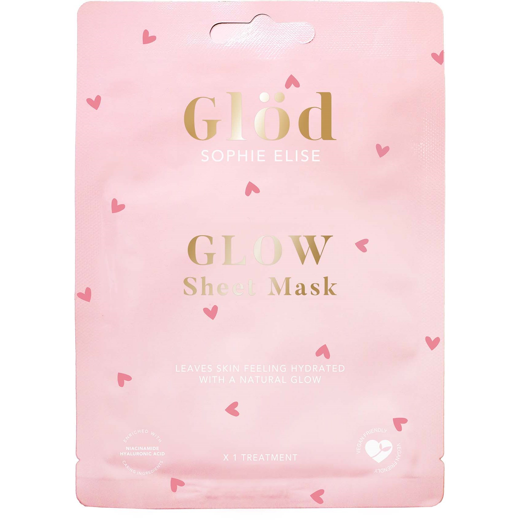 Glöd Sophie Elise Pink Glow Sheet Mask 23 g