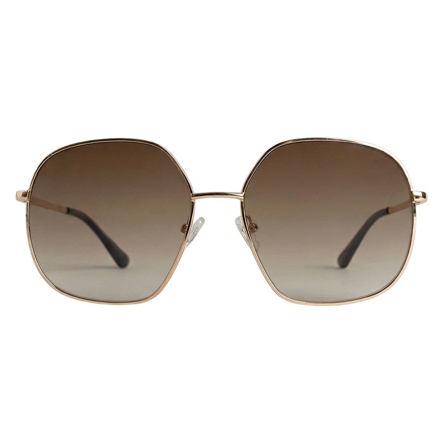 GLAS Cornelia Gold Blush Sunglasses 1,0 +
