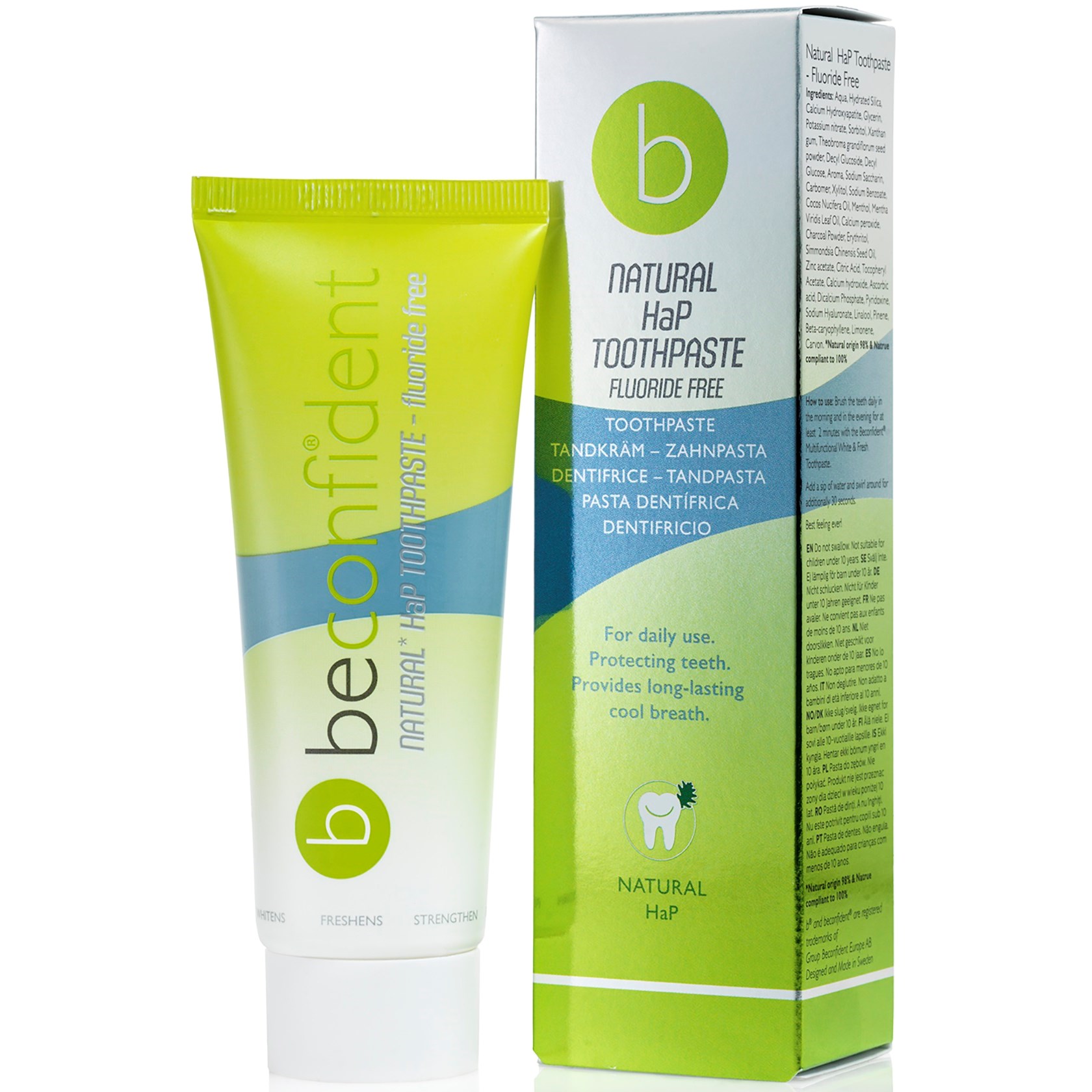 Beconfident Natural HaP Toothpaste 75 ml