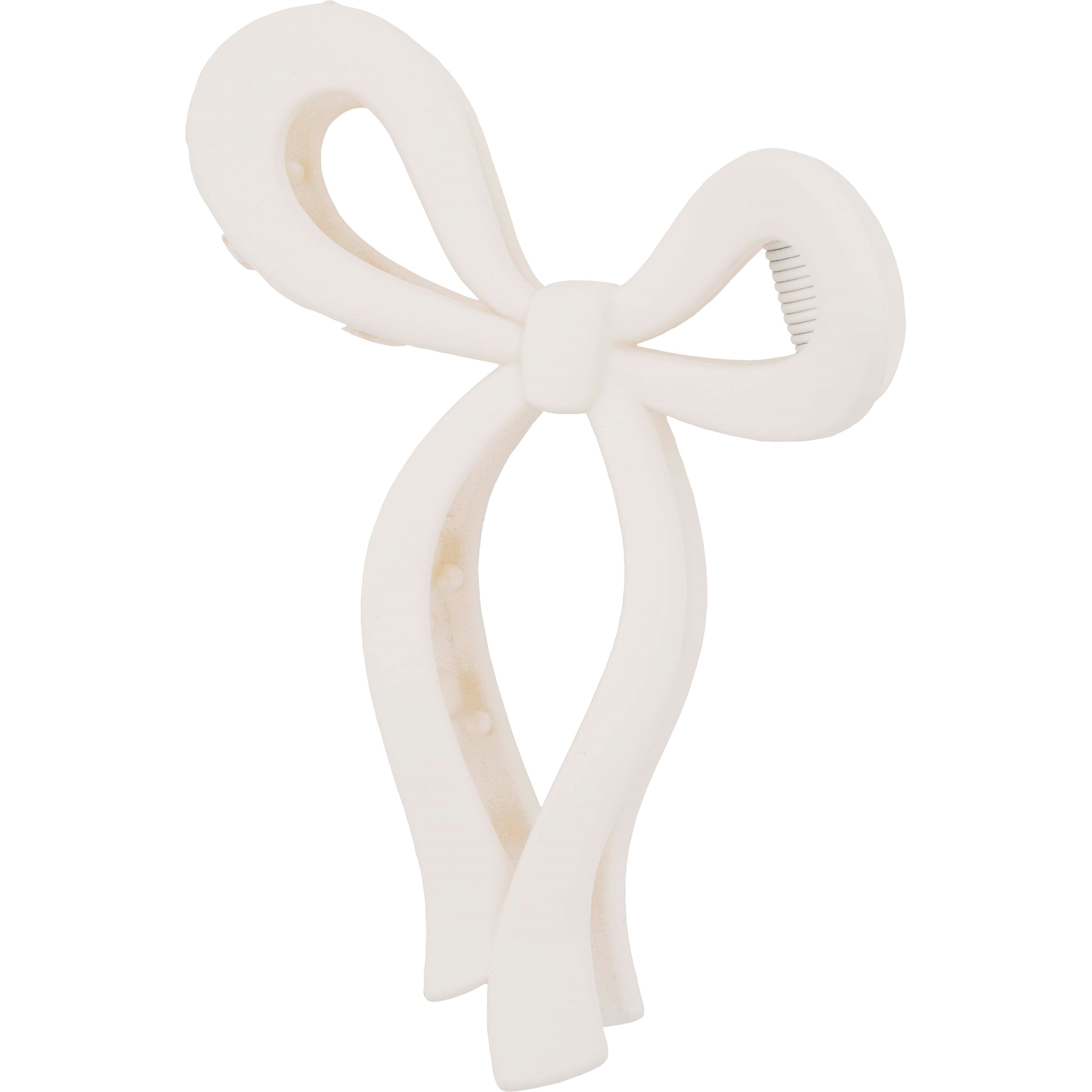 Dazzling Hair Clip Bow White