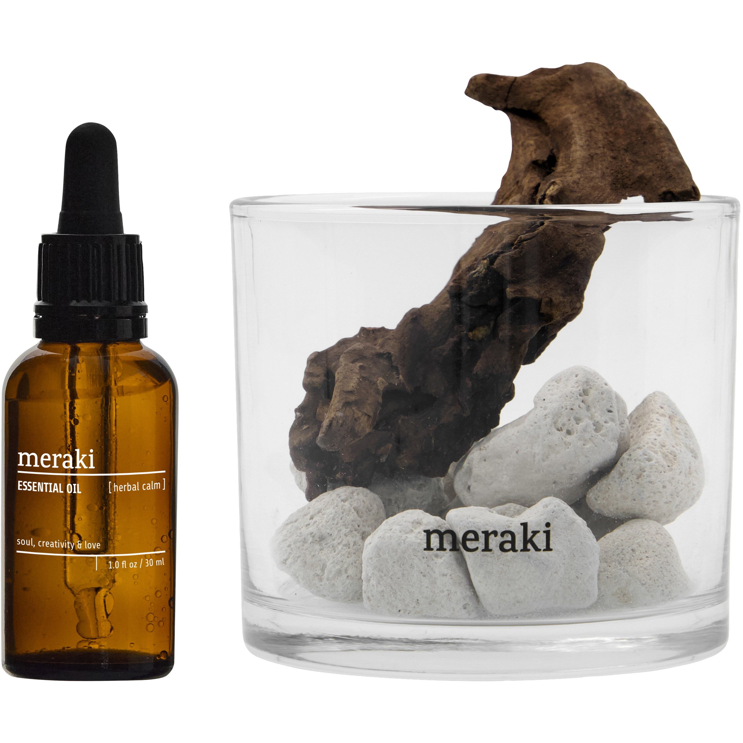 Meraki Diffuser MK Lavastone & Wood Herbal Calm 30 ml