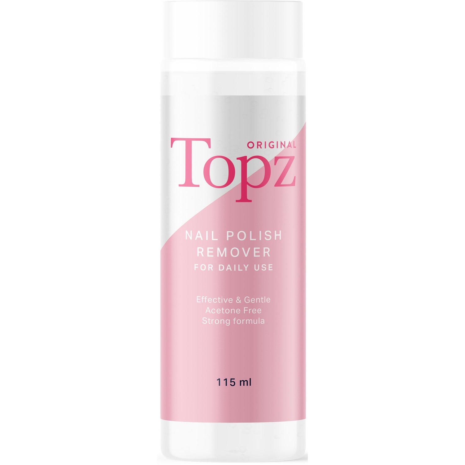 Topz Daily Nail Polish Remover Acetone Free 115 ml