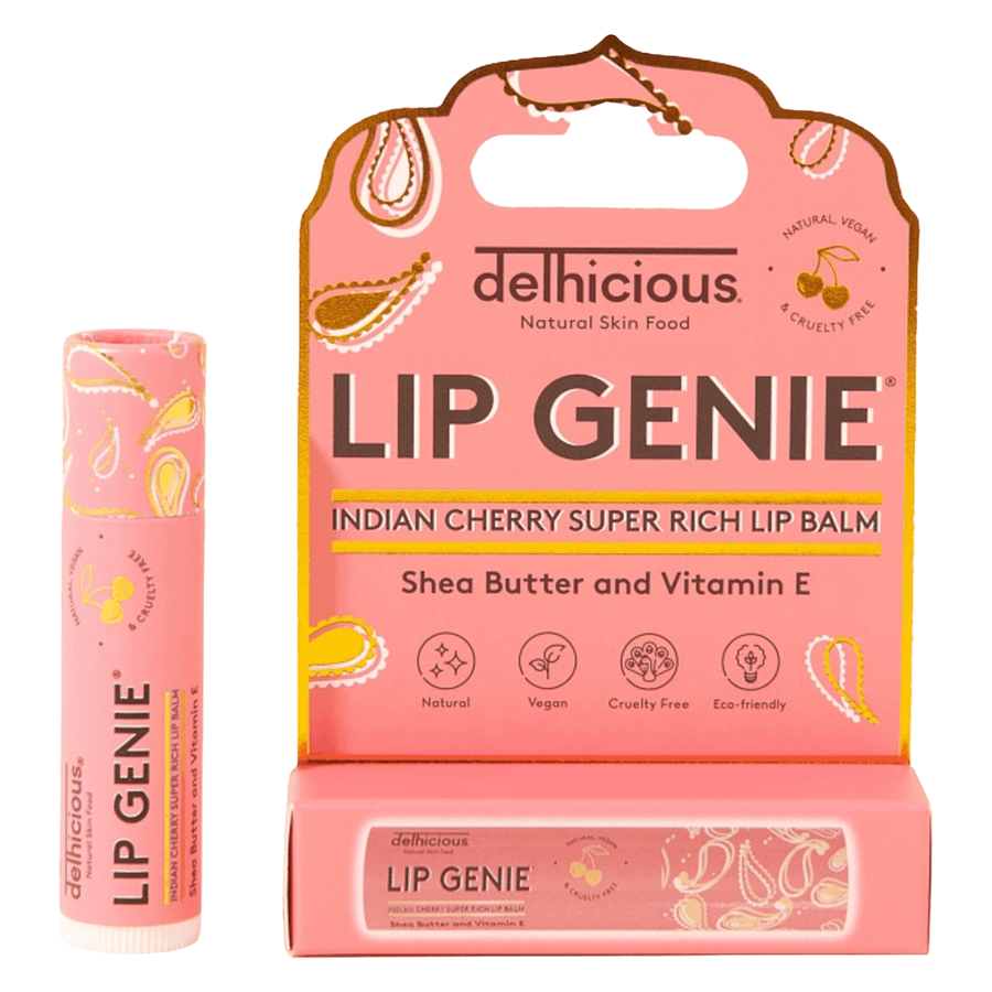 Delhicious Lip Genie Indian Cherry Super Rich Lip Balm 4.25g