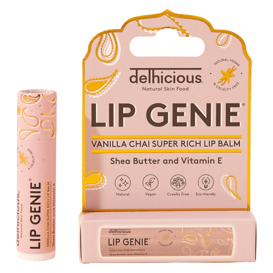Delhicious Lip Genie Vanilla Chai Super Rich Lip Balm 4.25g